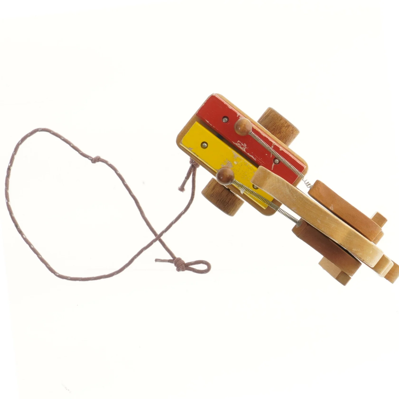 Trælegetøj med xylofon og trækdyr design fra Bright Starts (str. 17x10x22 cm)