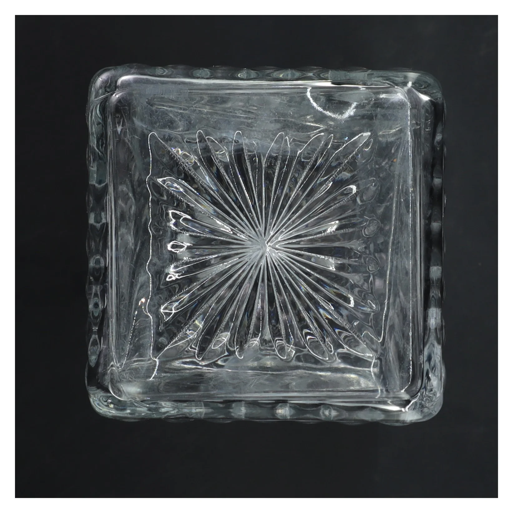 Glaskaraffel med prop (str. 24,5 cm)