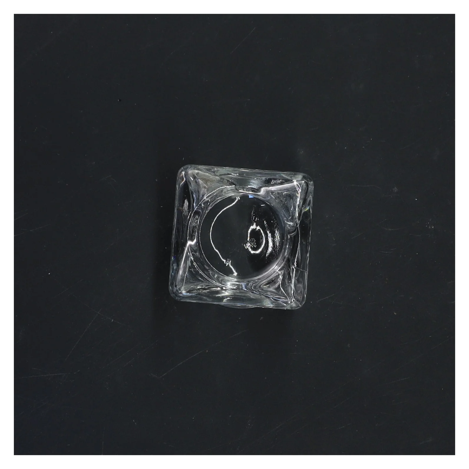 Glas lysestage (str. 6x5 cm)