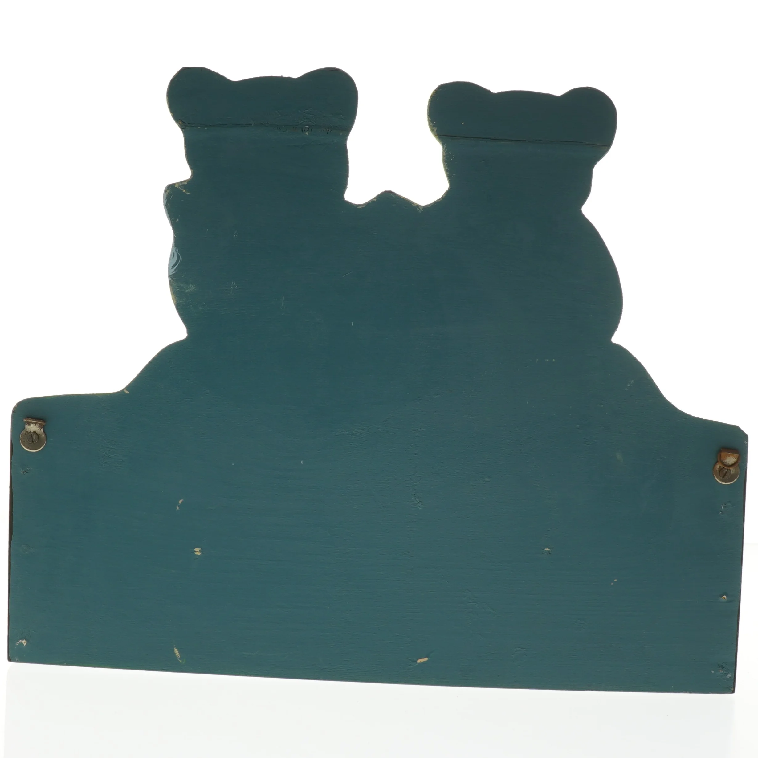 Dekorativ bjørnehylde/ Knagerække (str. 32x24 cm)