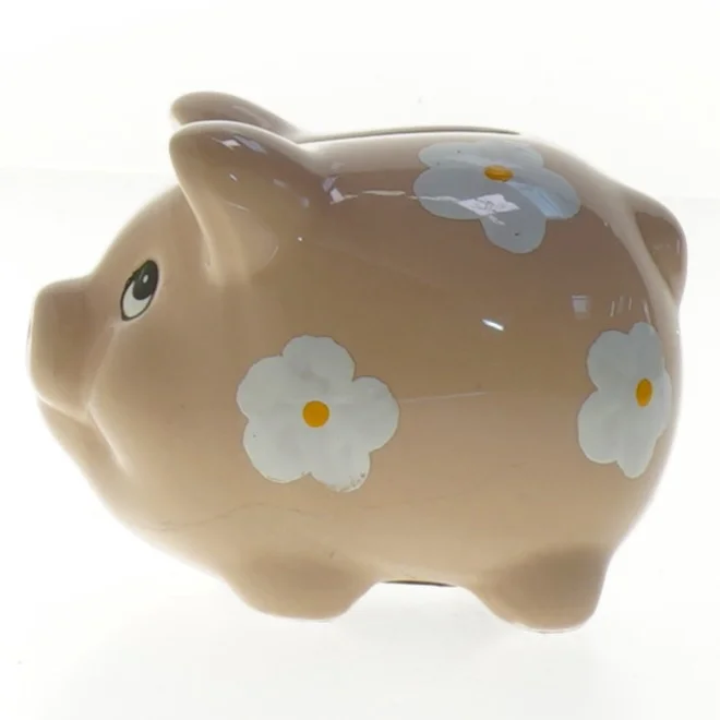 Keramisk sparegris (str. 9 cm)