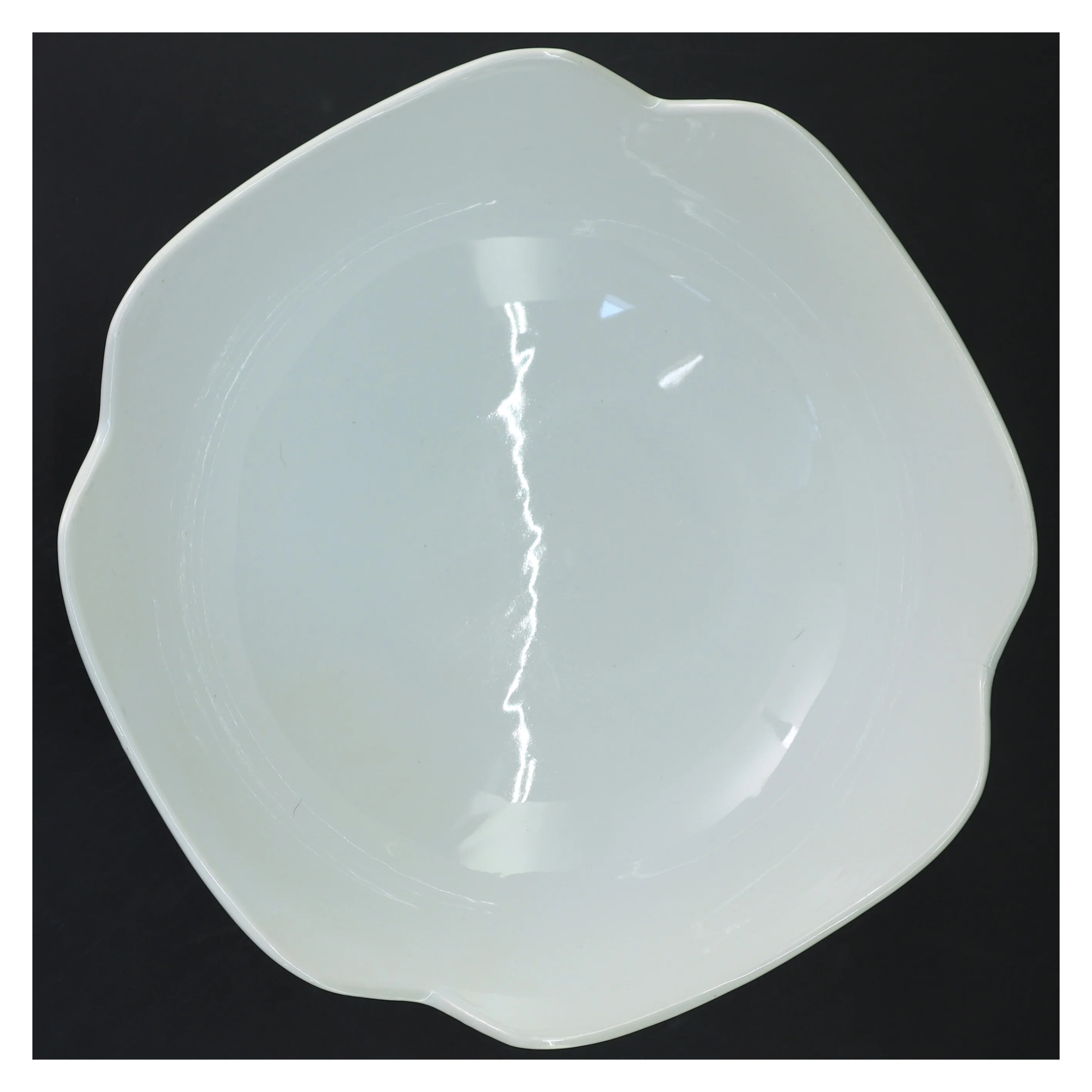 Hvid porcelænsskål (str. Ø 26x11 cm)