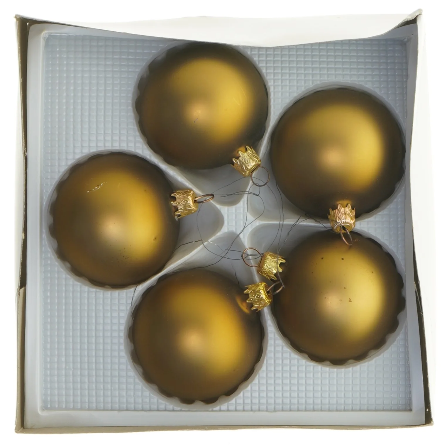 Julekugler 5 stk. ø 6 cm (str. 5 styk. ø. 6 cm)