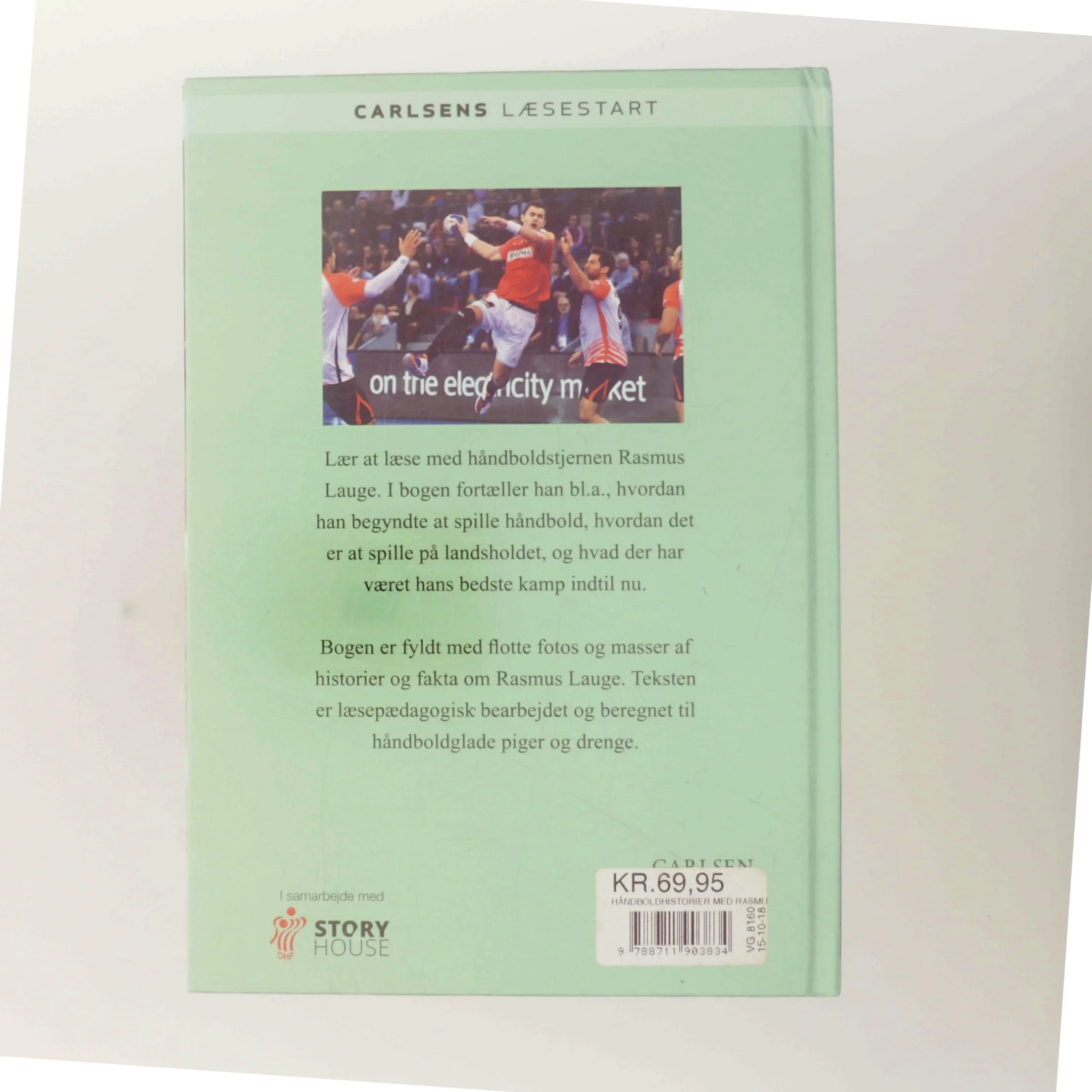 Håndboldhistorier med Rasmus Lauge af Ole Sønnichsen (Bog)