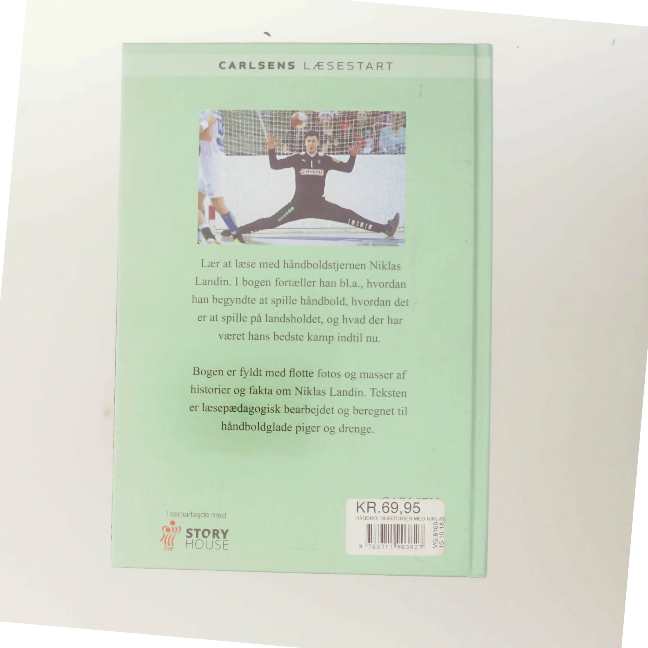 Håndboldhistorier med Niklas Landin af Ole Sønnichsen (Bog)