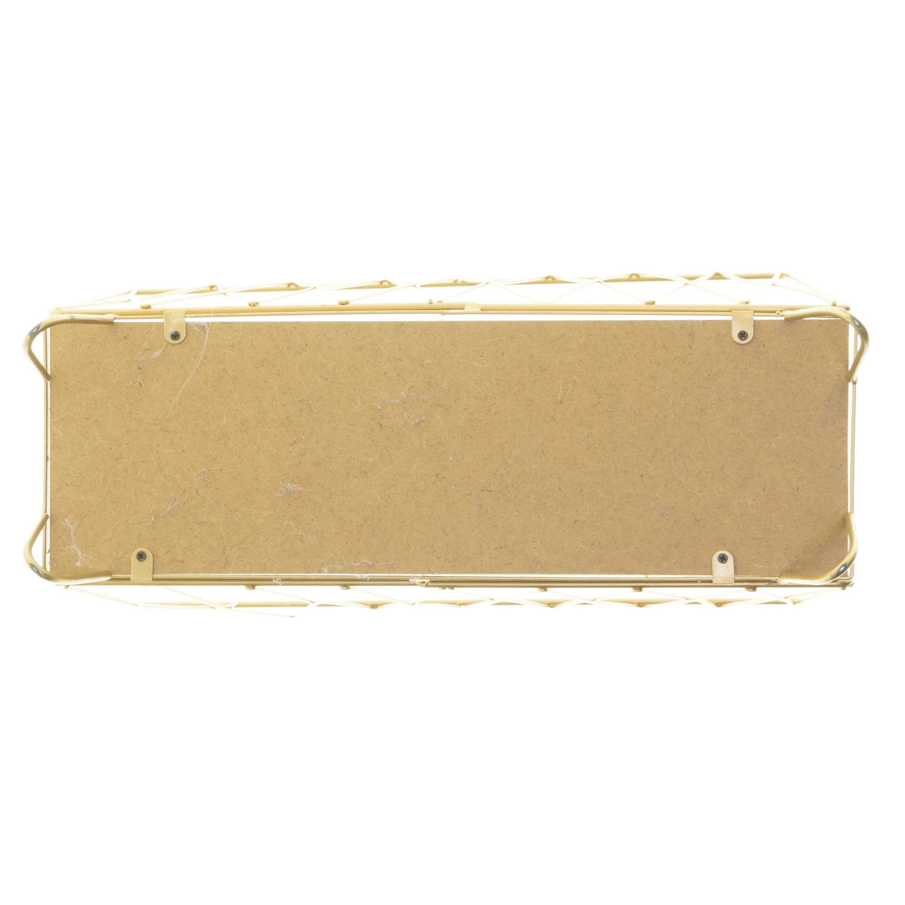 Guldfarvet magasinholder (str. 30,5x37,5 cm)