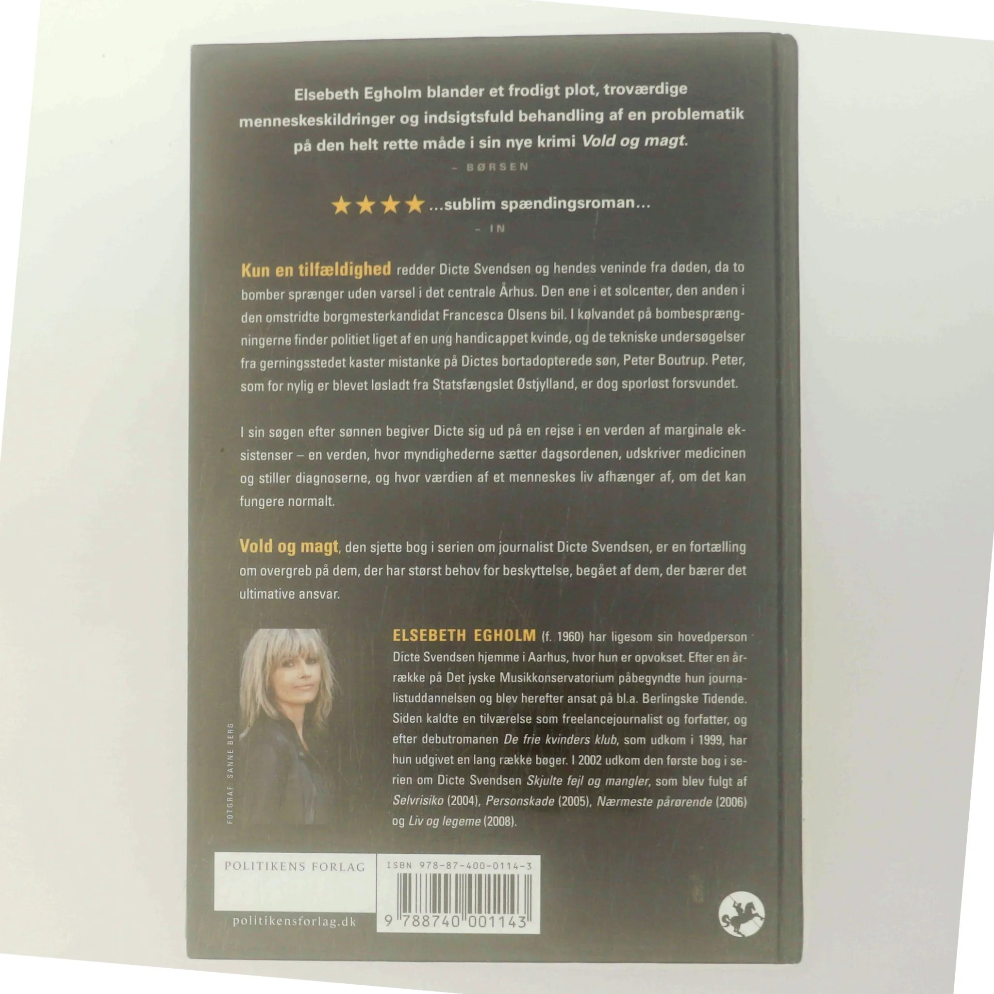 Vold og magt : roman af Elsebeth Egholm (Bog)