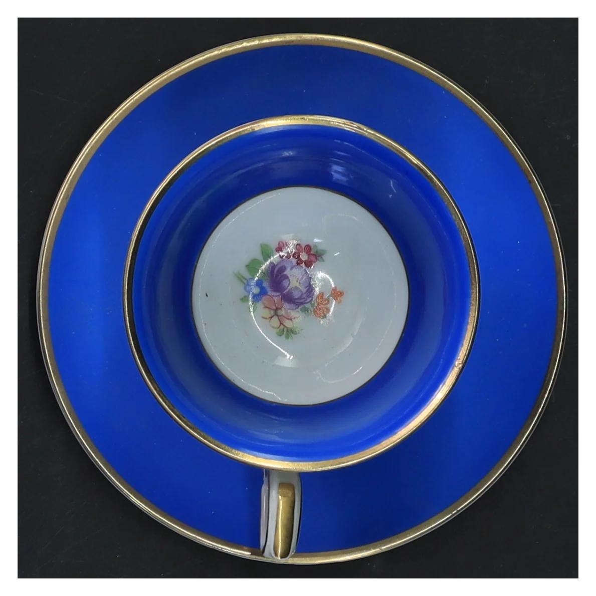 Porcelænskop med underkop fra Royal Porzellan Bavaria Germany KPM (str. Ø 12&9,5x4,5 cm)