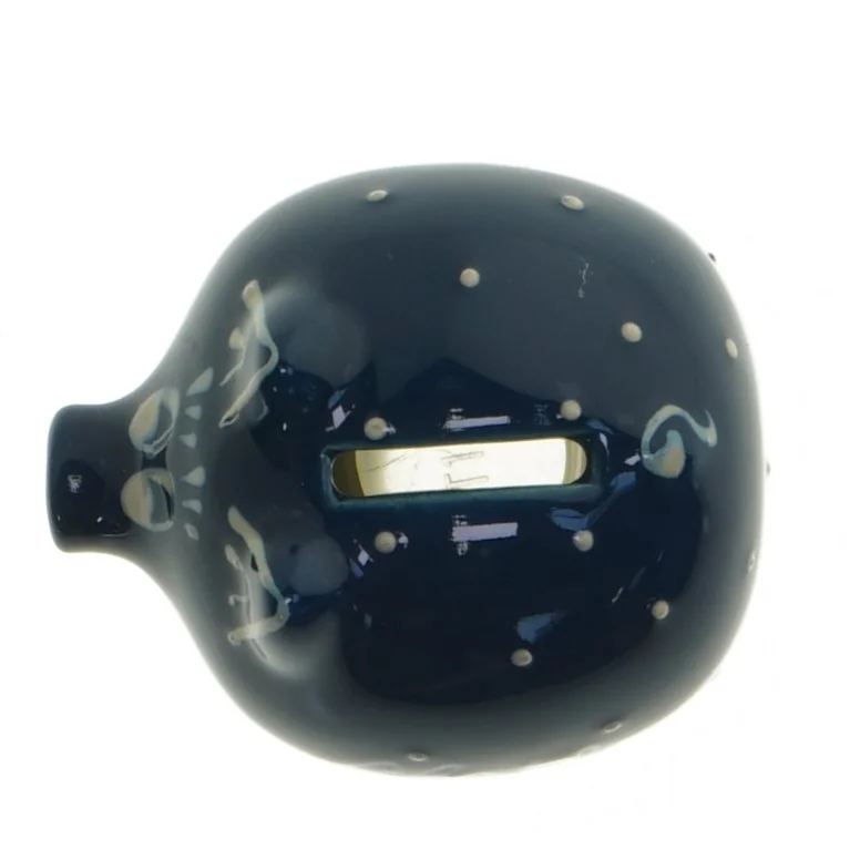 Blå sparegris 'Clara' (str. 9,5 cm)