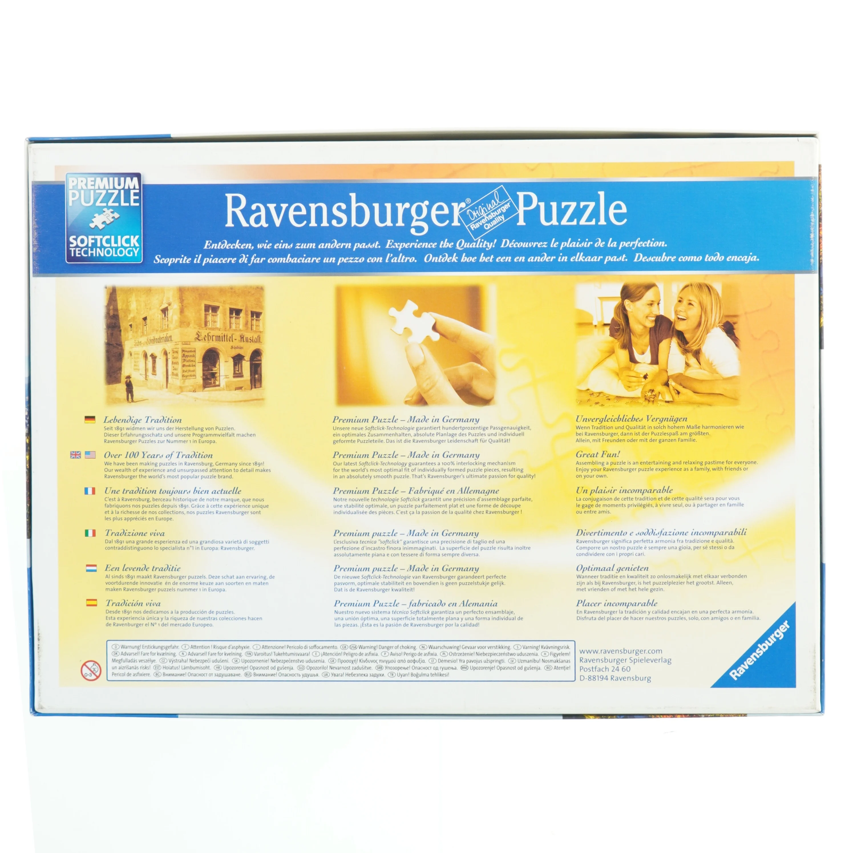 Ravensburger 1000 brikker puslespil fra Ravensburger (str. 1000)