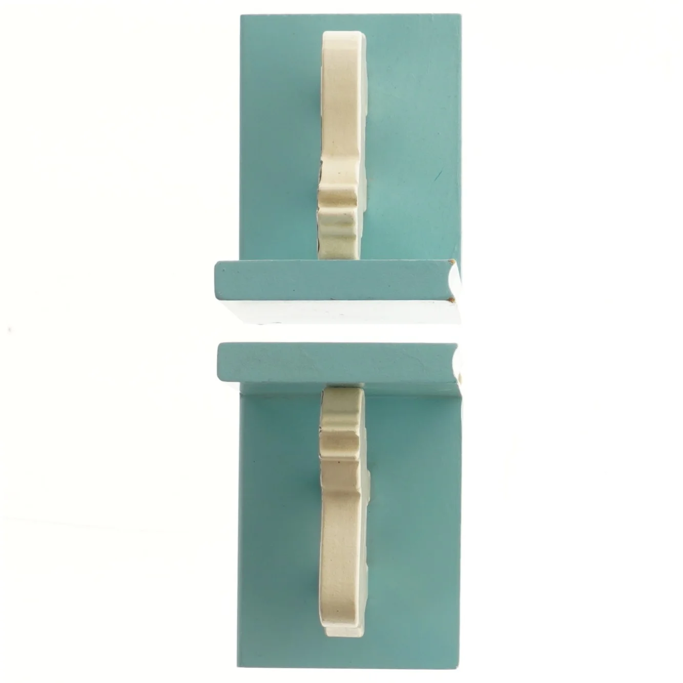 Bogstøtter med ko-design (str. 12x9x13 cm)