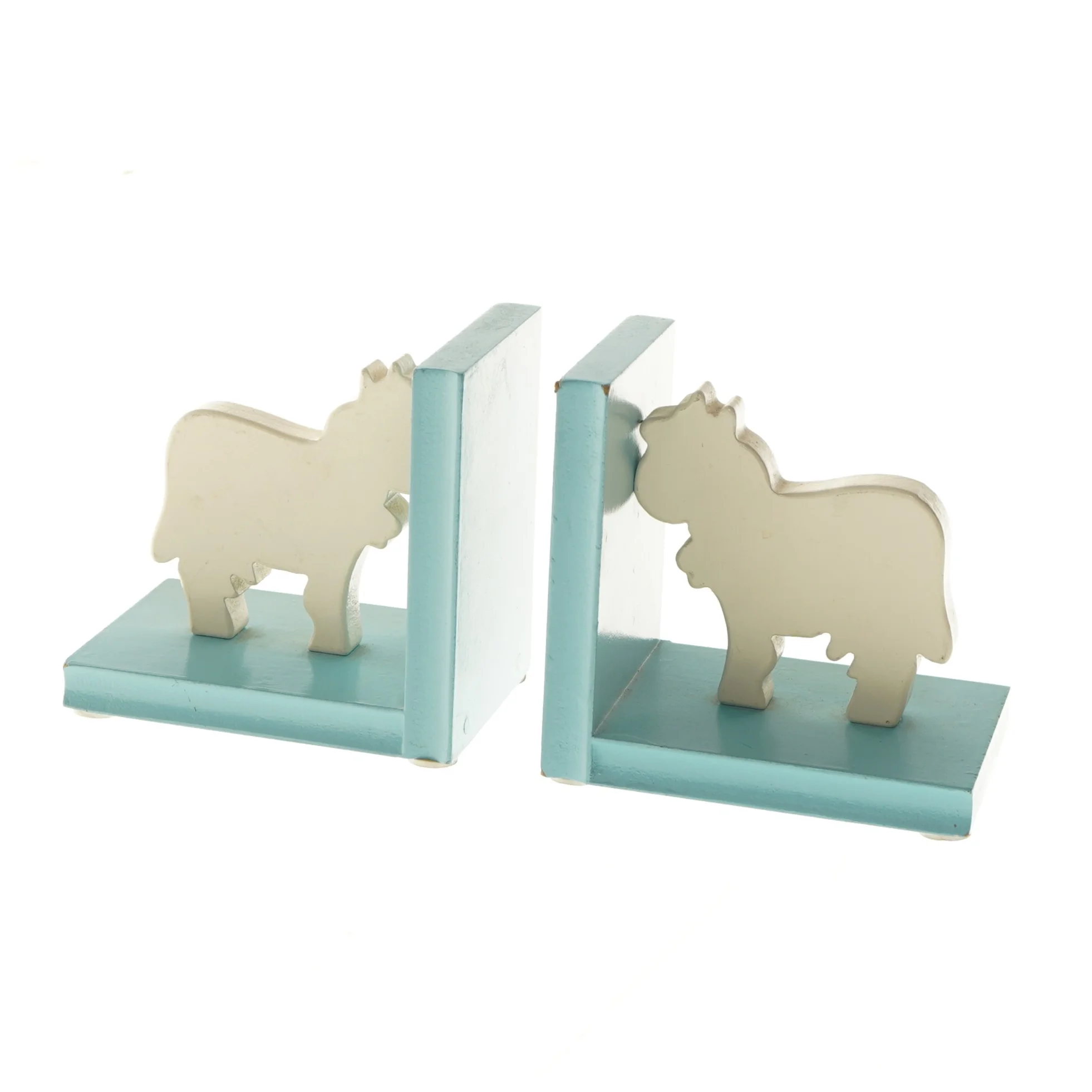 Bogstøtter med ko-design (str. 12x9x13 cm)