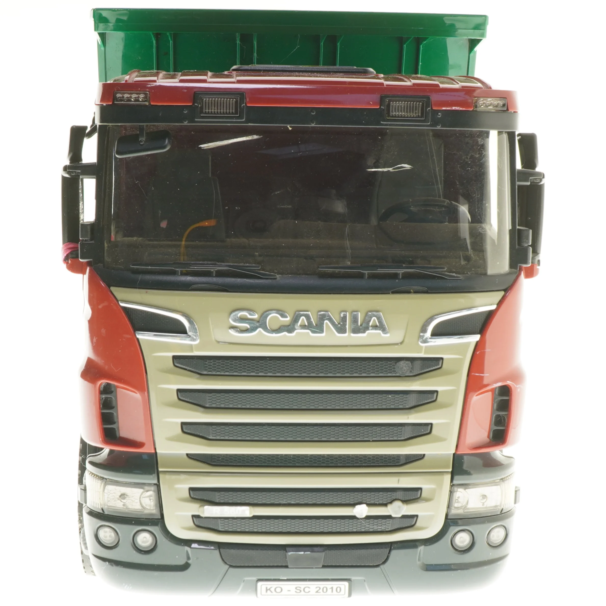 Scania legetøjslastbil med grønt lad fra Scania (str. 55x17,5 cm)