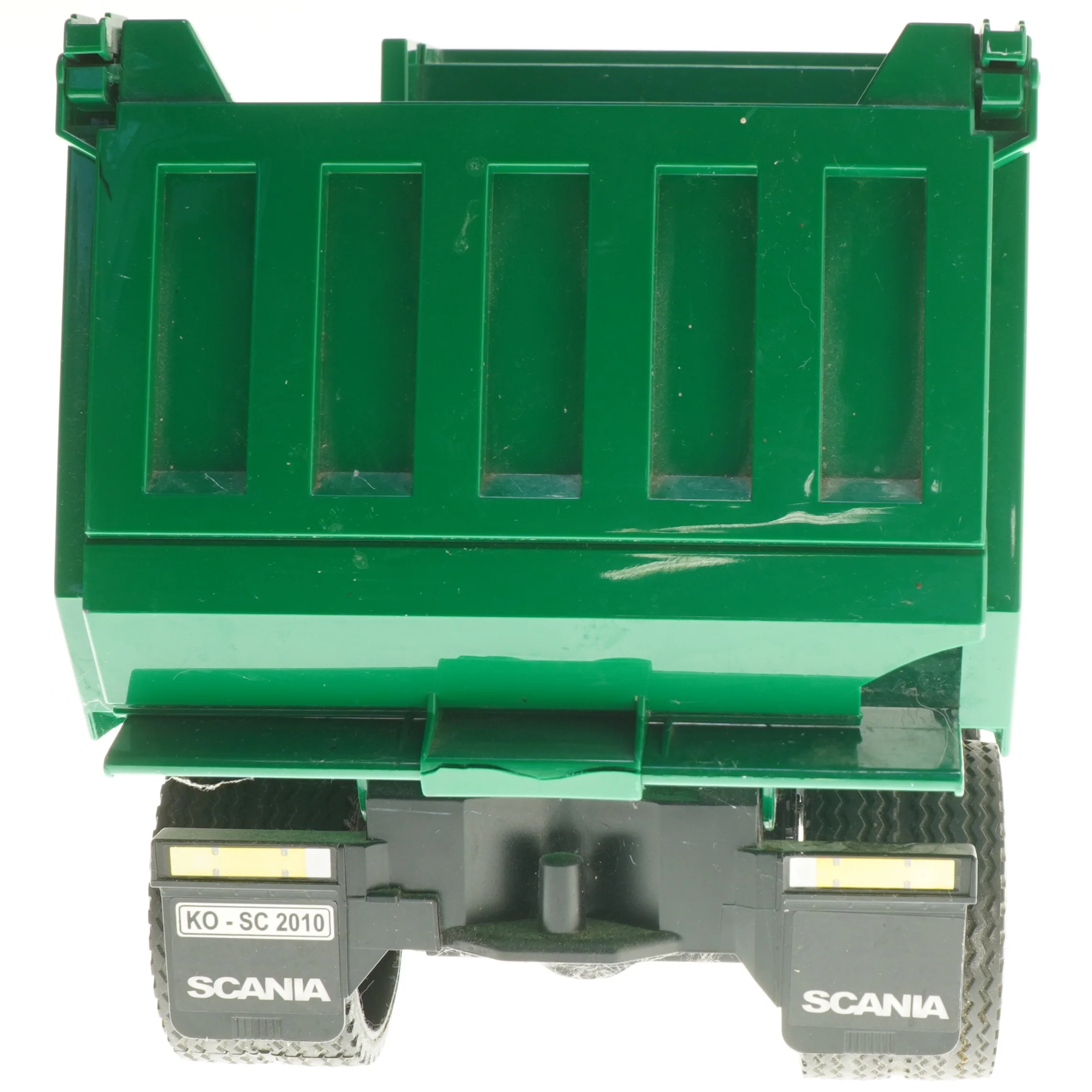 Scania legetøjslastbil med grønt lad fra Scania (str. 55x17,5 cm)
