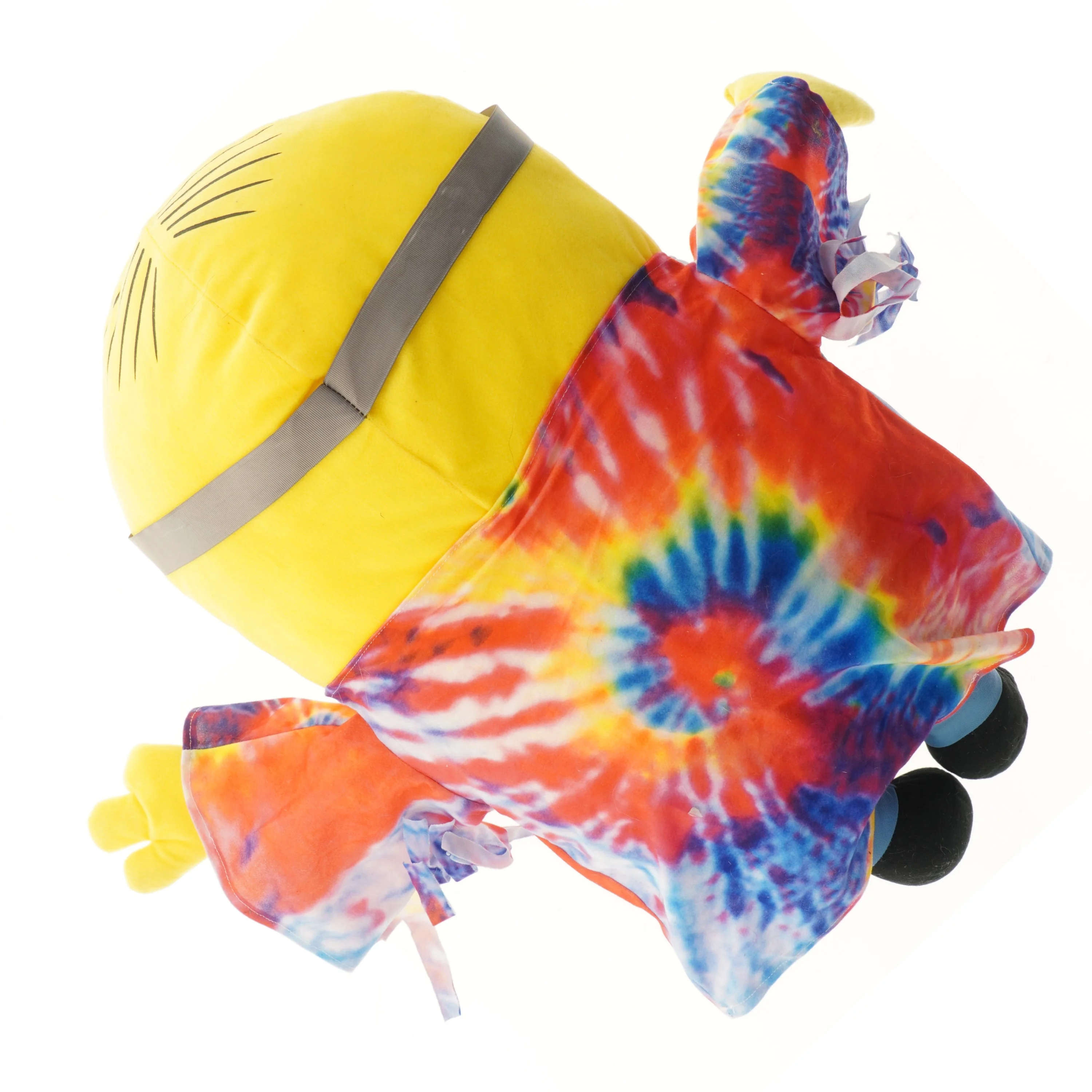 Minion plysdyr med farvestrålende tøj (str. 60x33 cm)