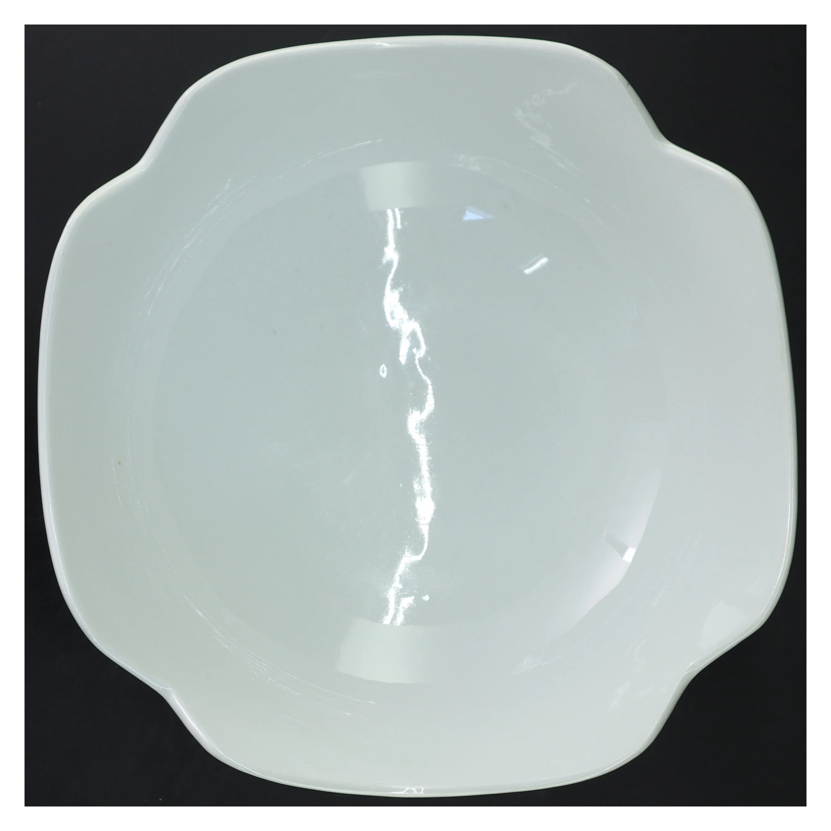 Hvid porcelænsskål (str. Ø 26x11 cm)