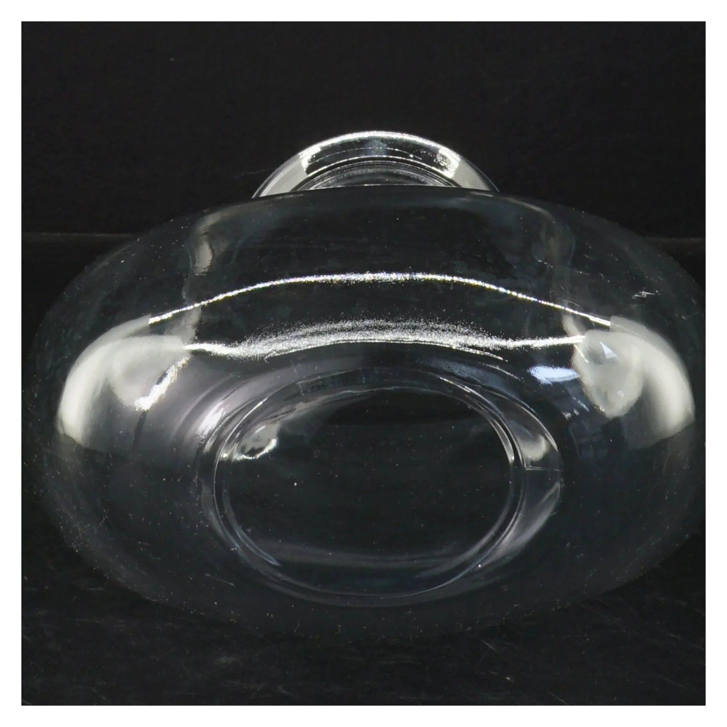 Glaskaraffel med låg (str. 23 cm)