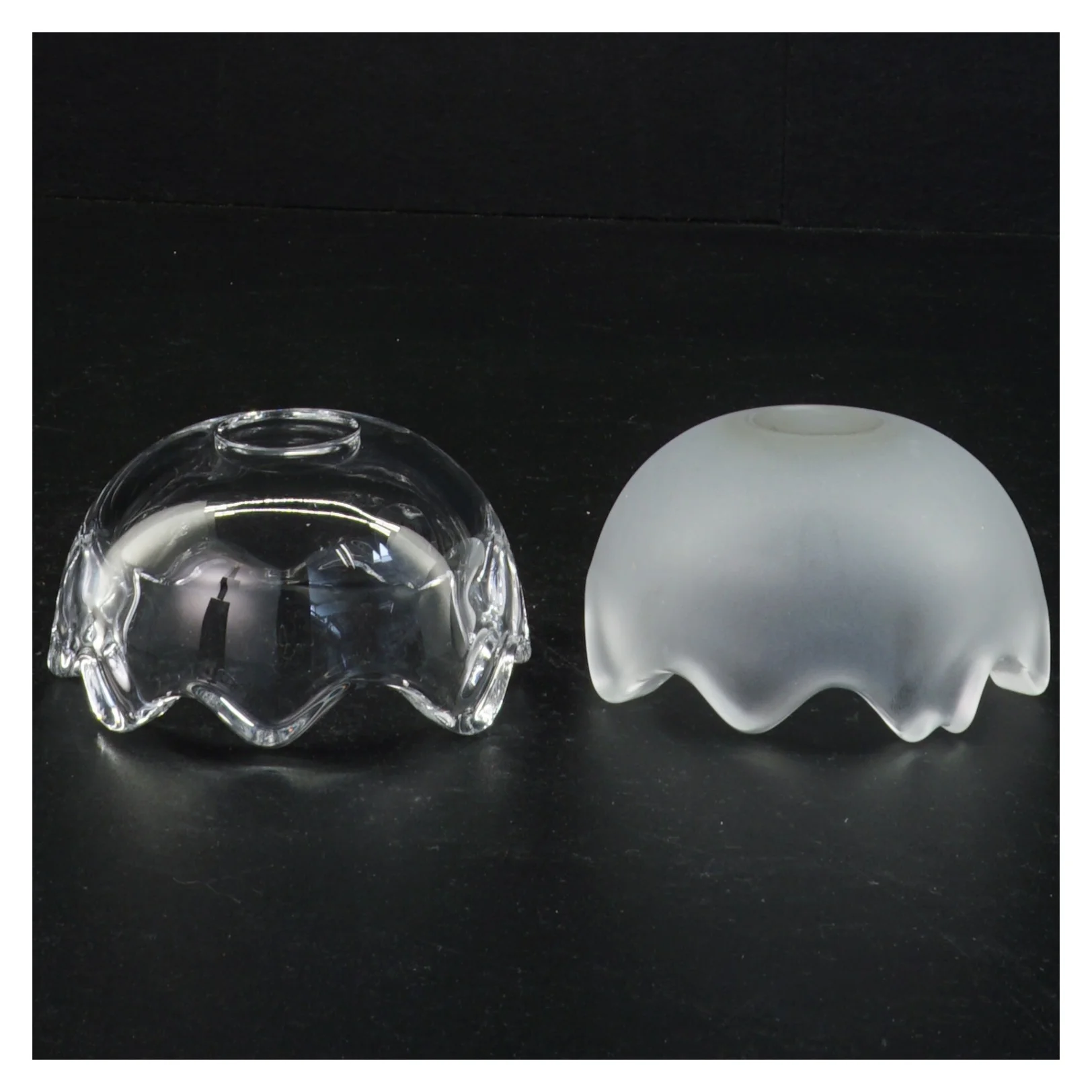 Glas bonbonniere fra Holmegaard (str. Ø 8 cm)