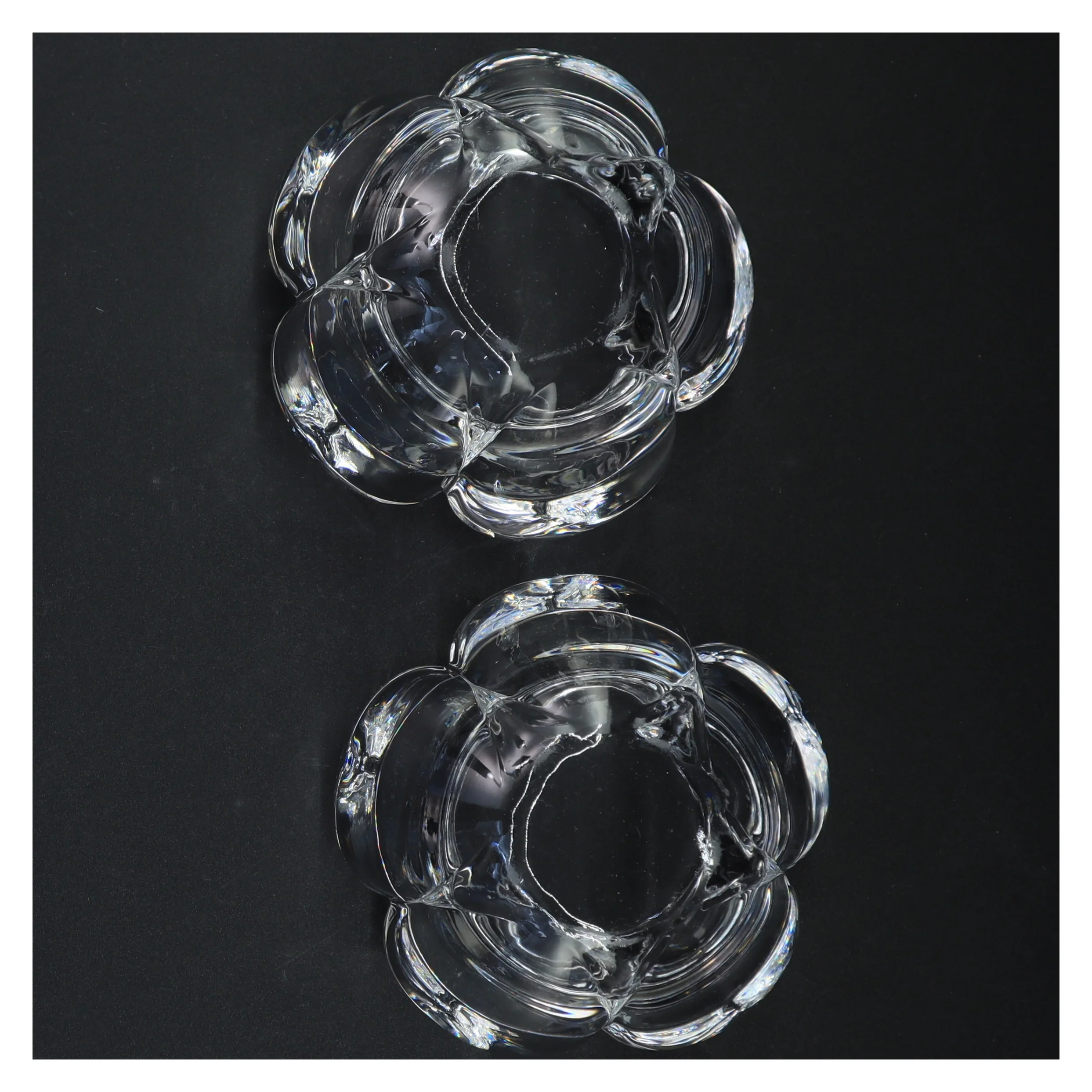 Glas lysestager (str. 9 x 12 cm)