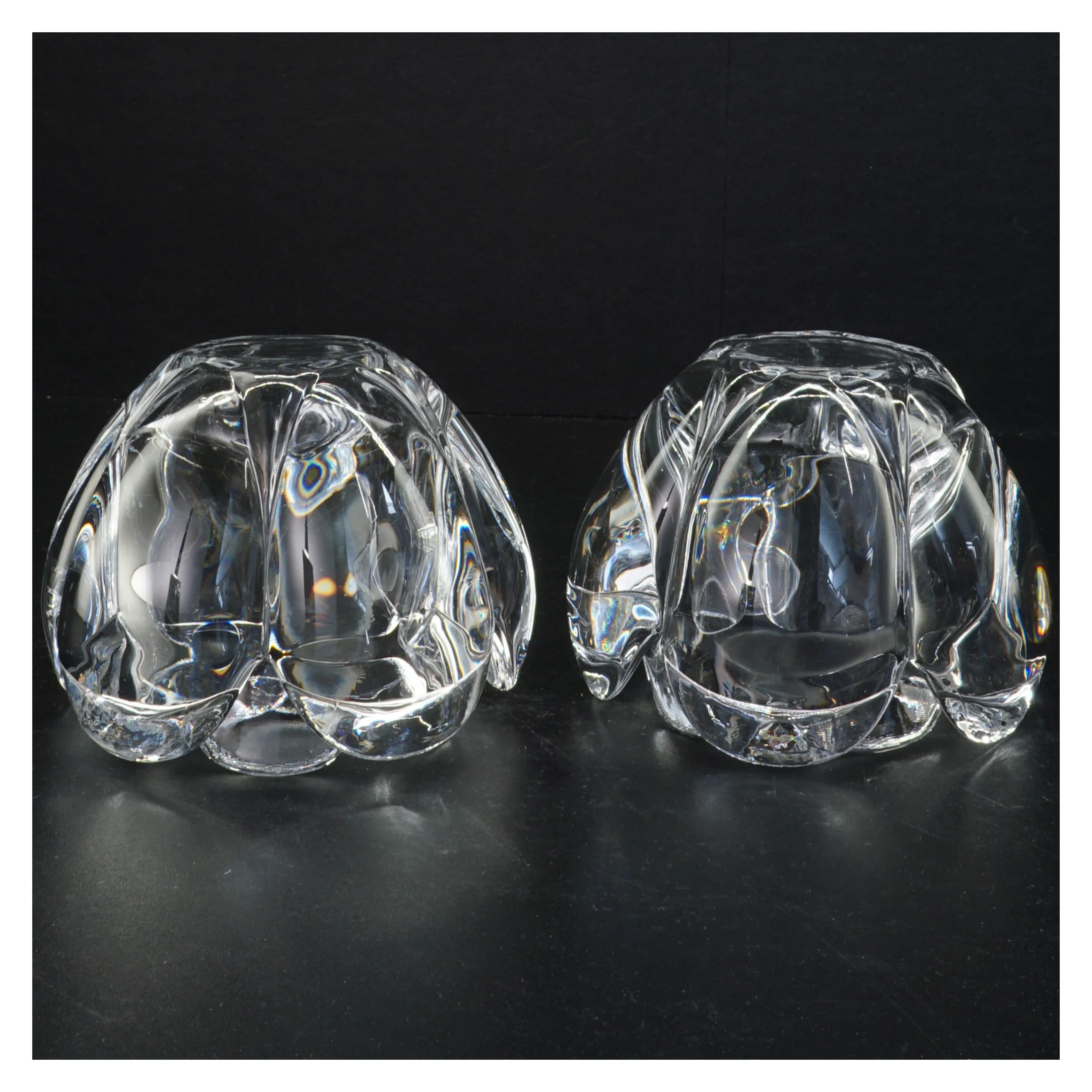 Glas lysestager (str. 9 x 12 cm)