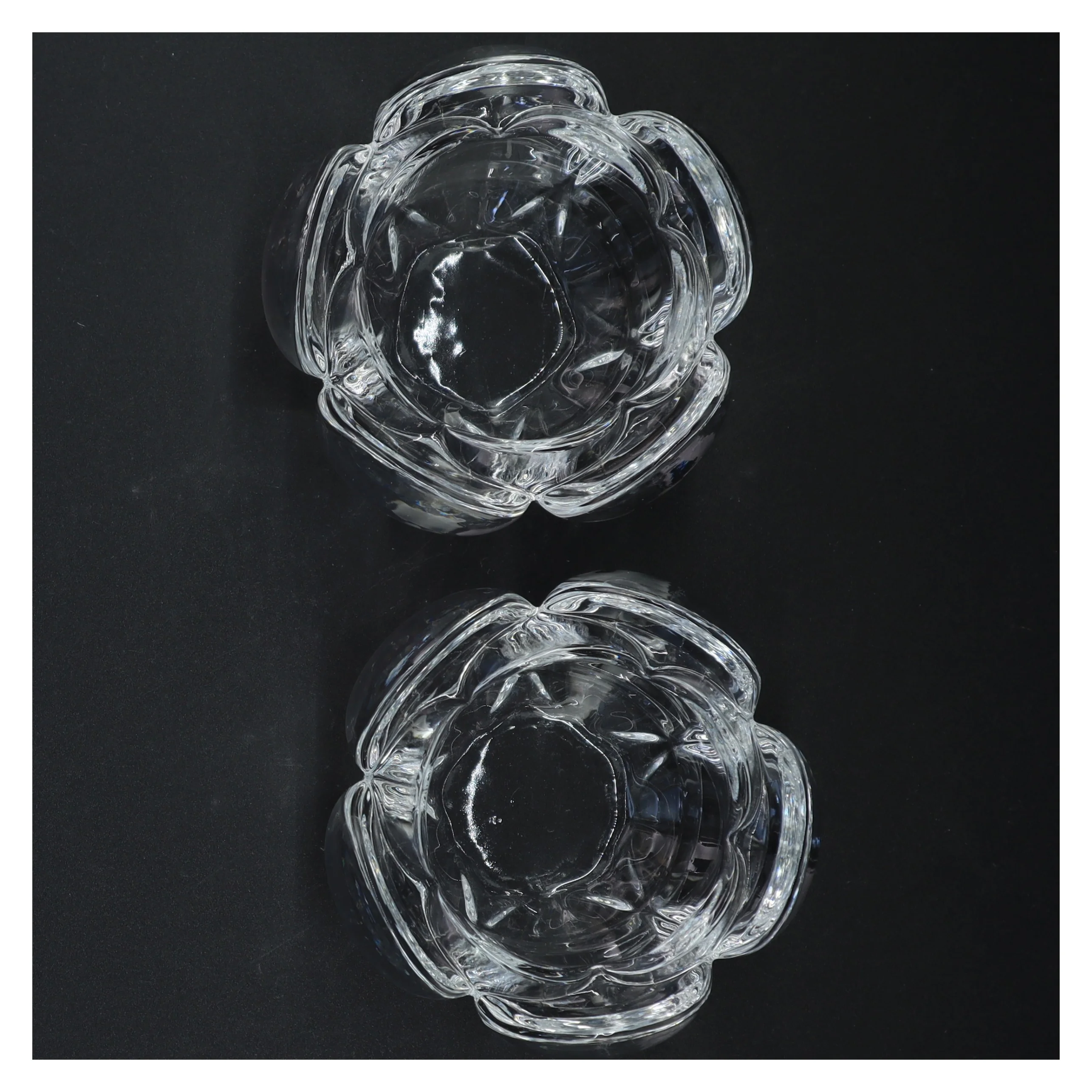 Glas lysestager (str. 9 x 12 cm)