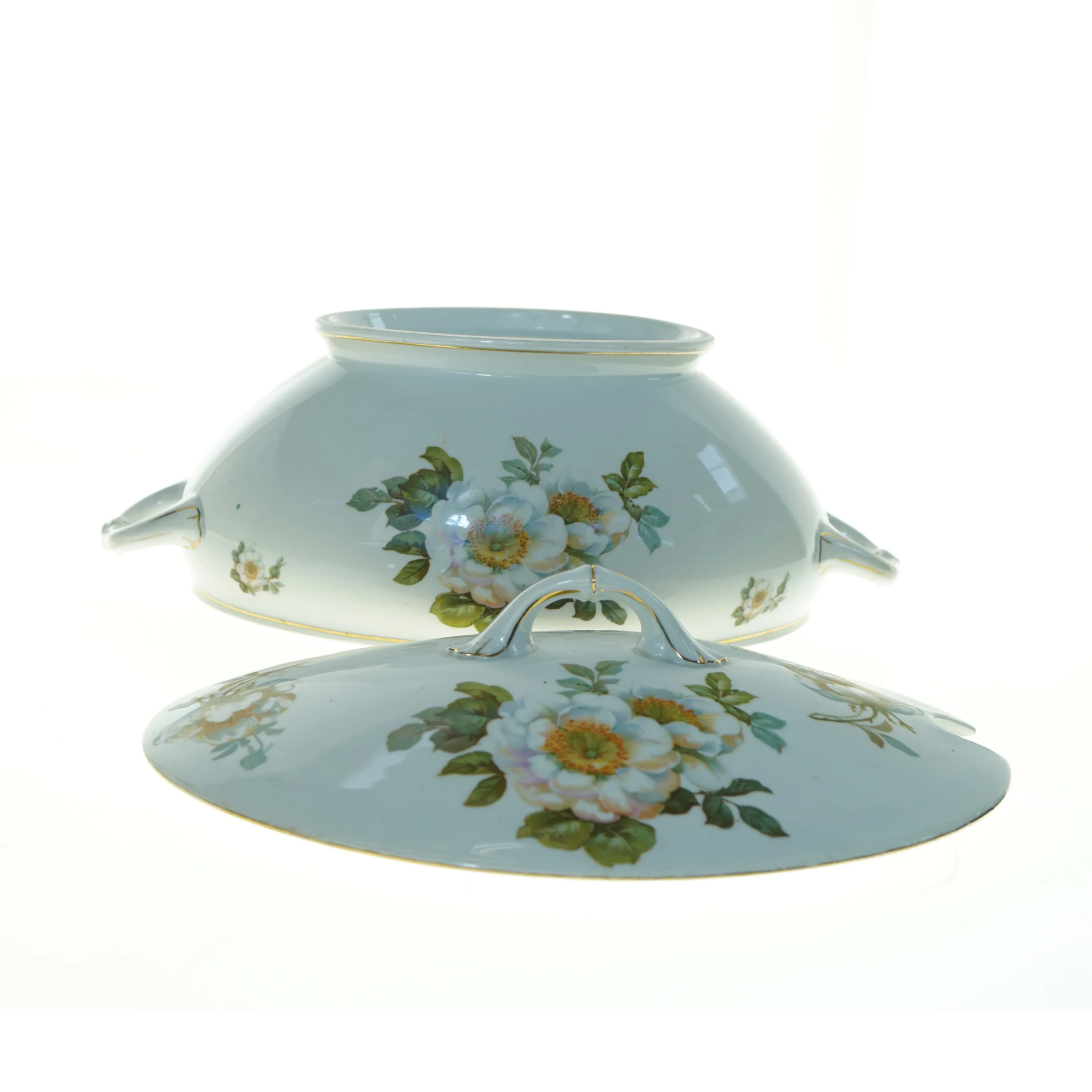 Porcelænsterrine fra Mz Altrehlau (str. 38 x 22 cm)