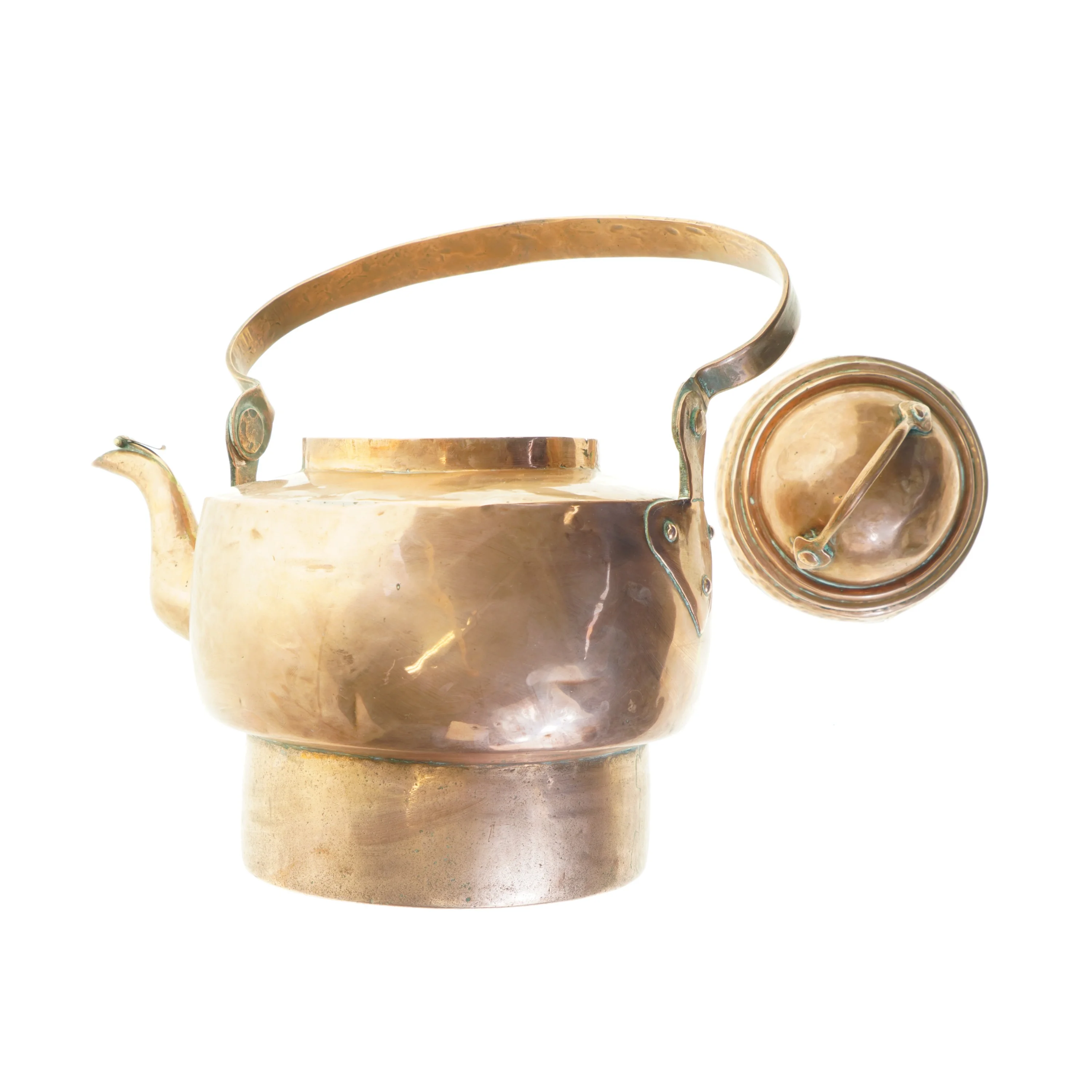 Kobber-kedel, mål: 45 x 27 x 32 cm