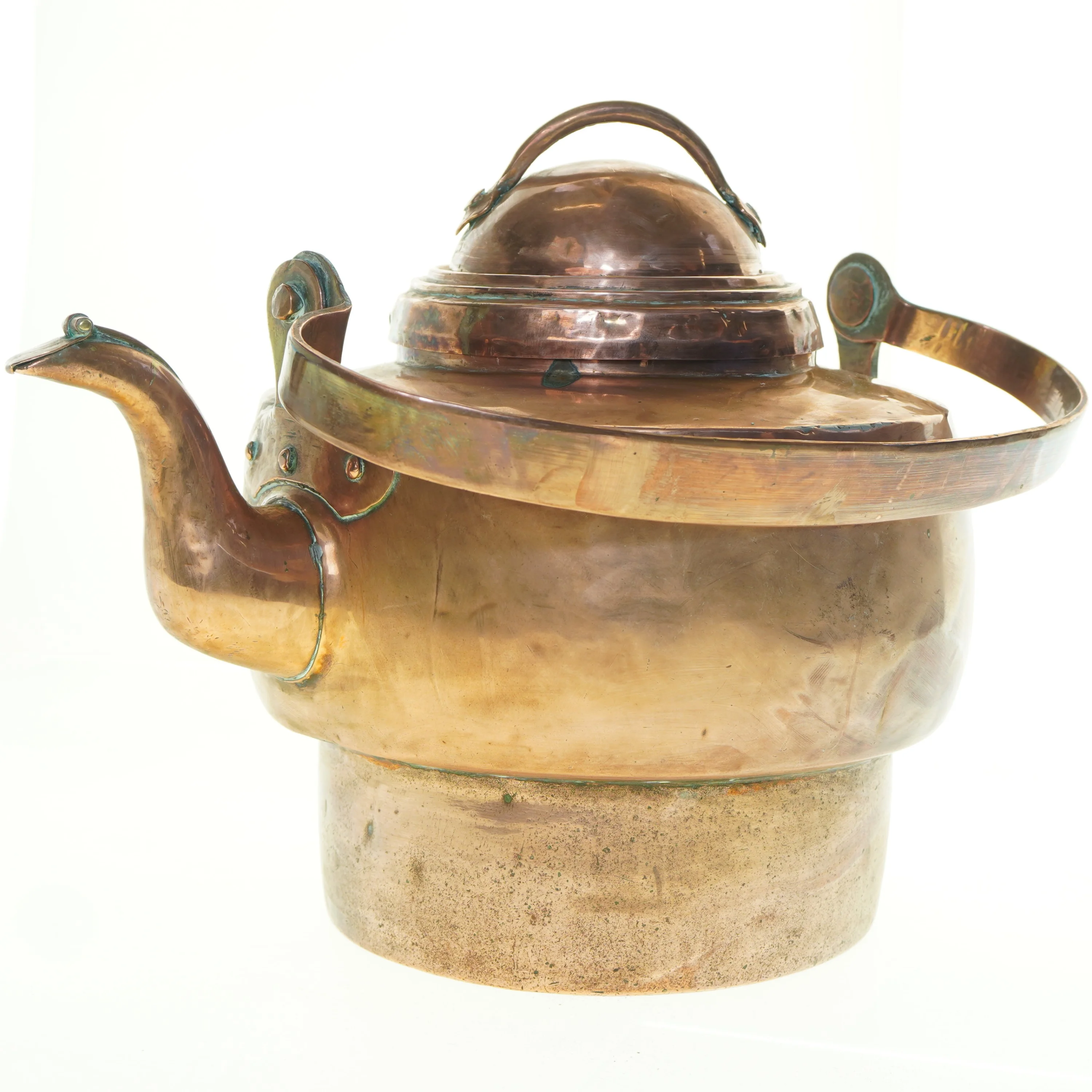 Kobber-kedel, mål: 45 x 27 x 32 cm