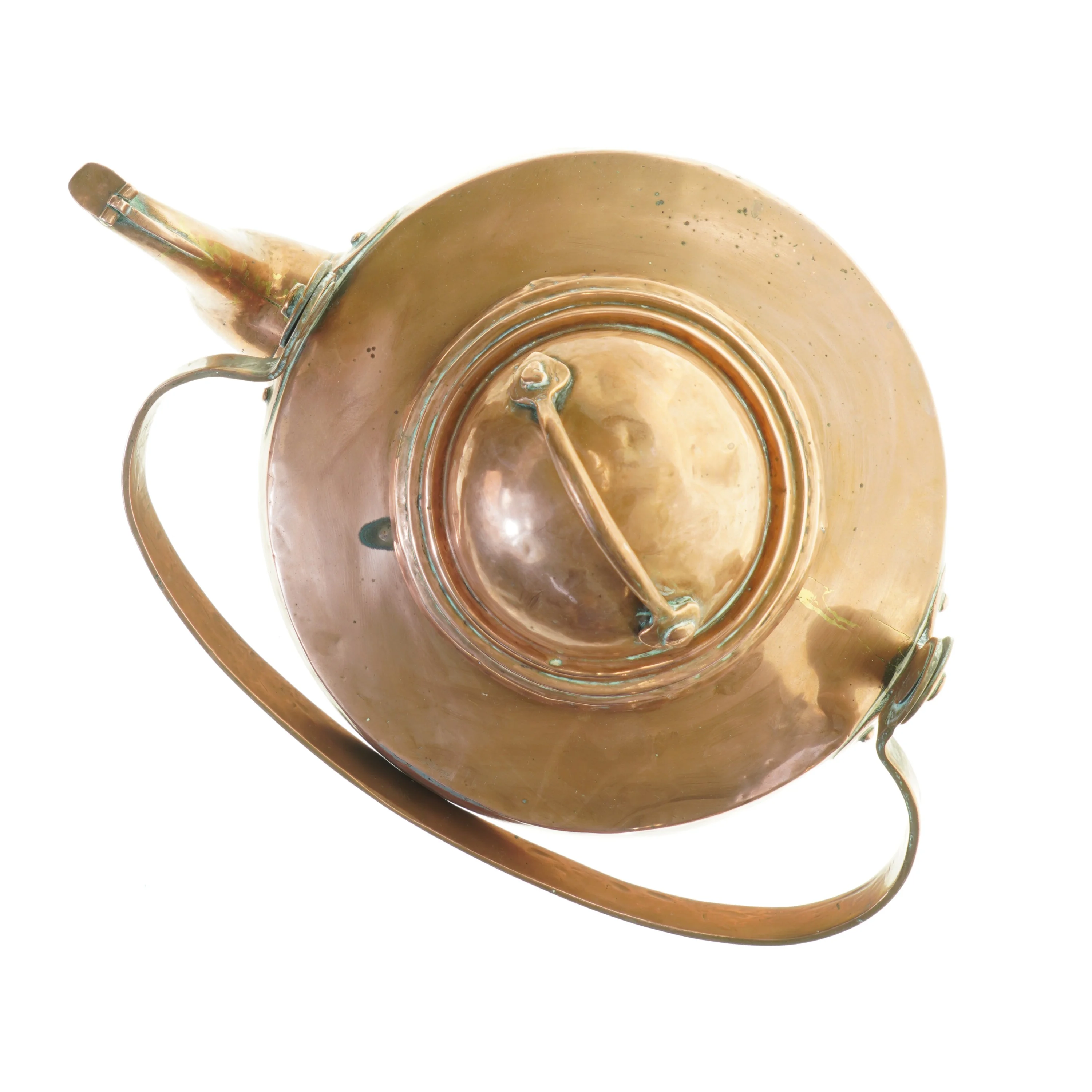 Kobber-kedel, mål: 45 x 27 x 32 cm