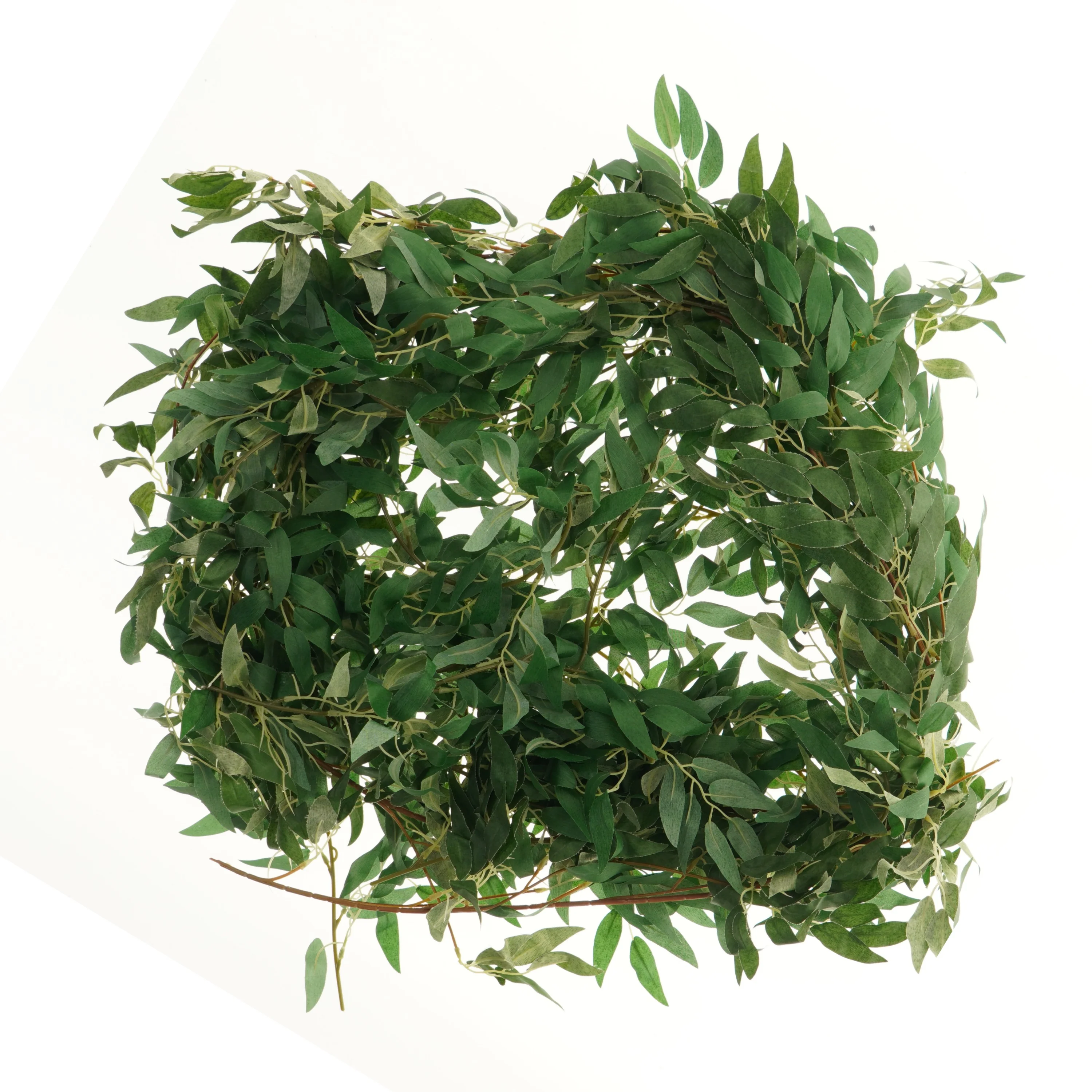 Grønt kunstigt bladgirlander