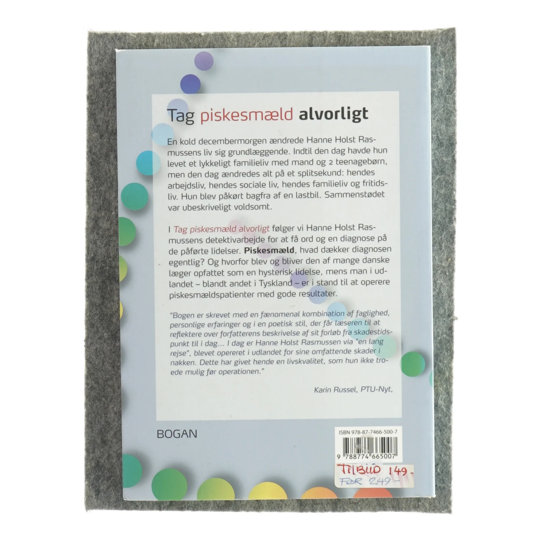 Tag piskesmæld alvorligt af Hanne Holst Rasmussen 