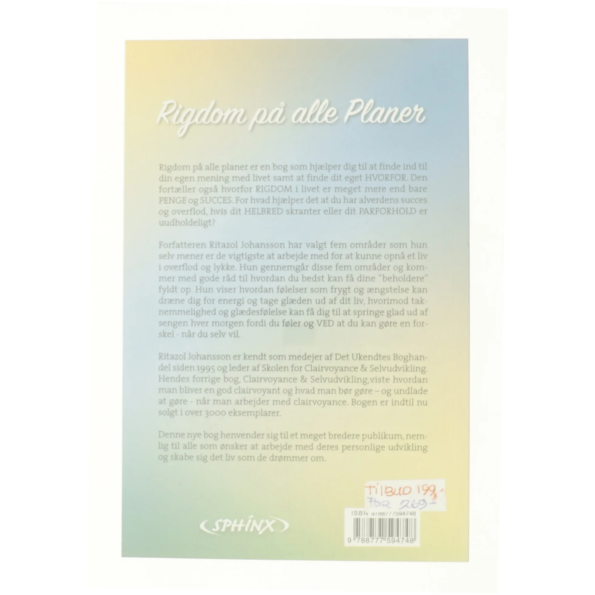 Rigdom på alle planer af Ritazol Johansson (Bog)