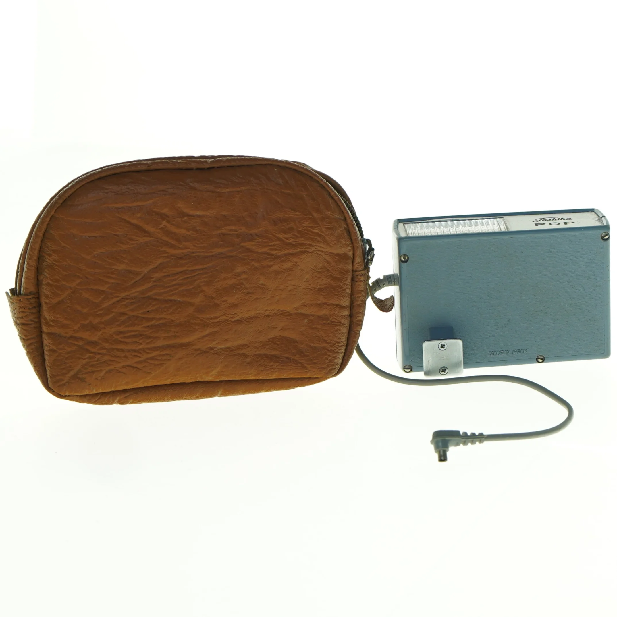 Agfa Synchro Box kamera med læderetui fra Agfa (str. 15 x 11 cm)