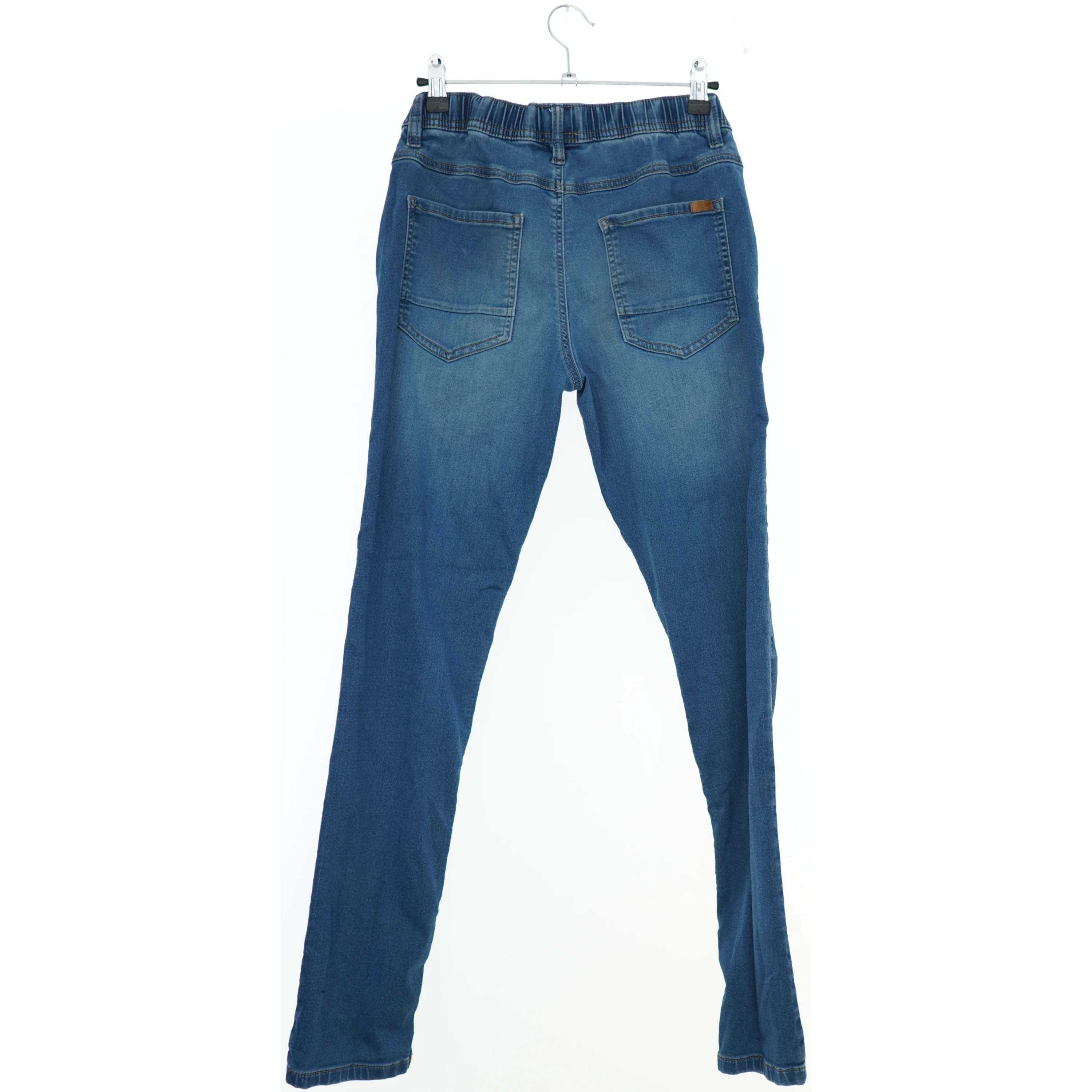 Blå jeans med elastisk talje fra Name It (str. 164)