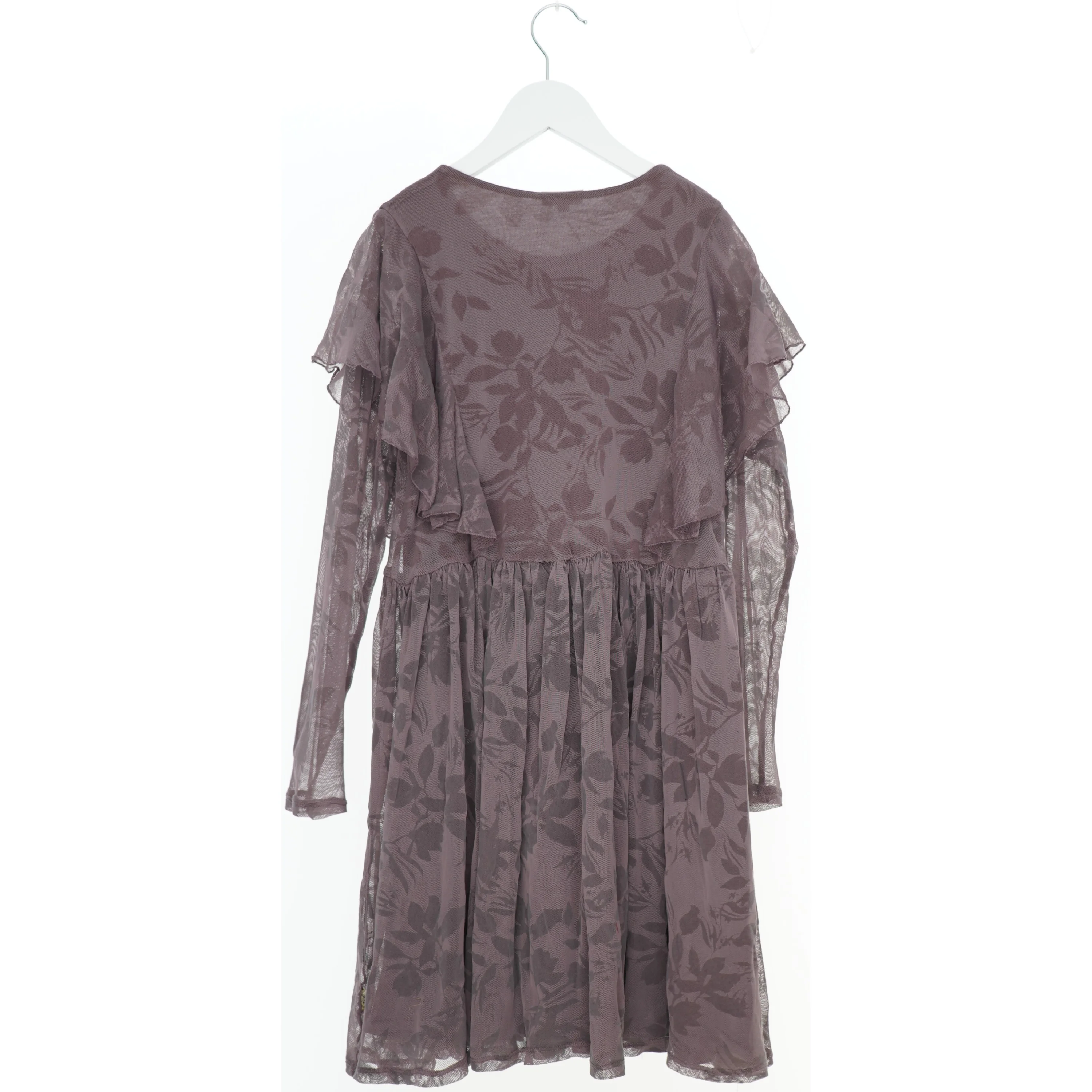 Langærmet kjole med blomster mønster fra Pomp de Lux (str. 152)