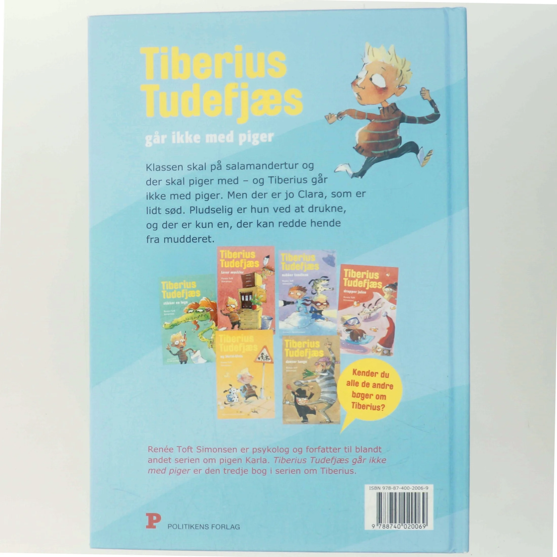 Tiberius Tudefjæs : går ikke med piger af Renee Toft Simonsen (Bog)