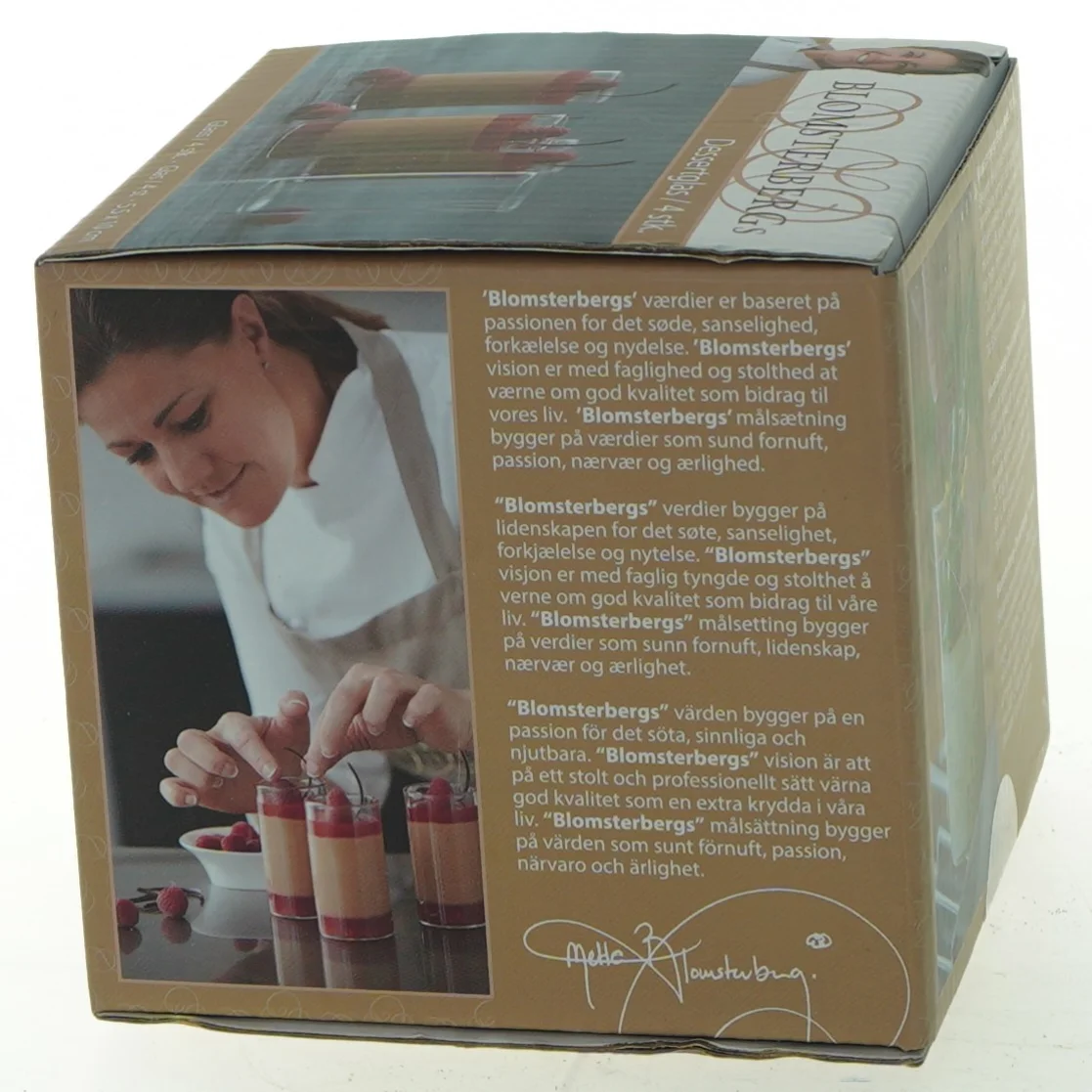 Blomsterbergs dessertglas fra Blomsterberg (str. 5,5x10 cm)