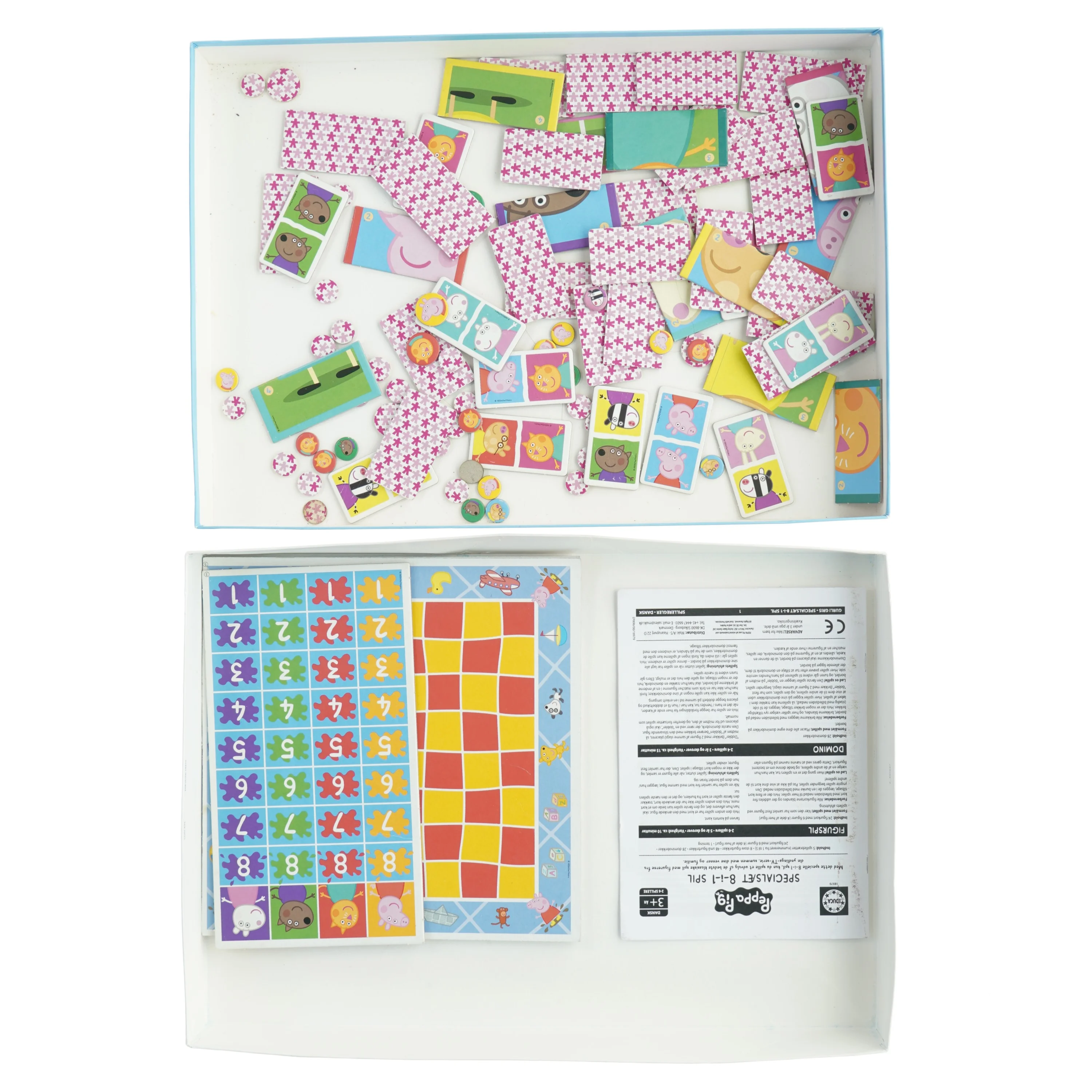 Gurli Gris 8-i-1 brætspilssæt