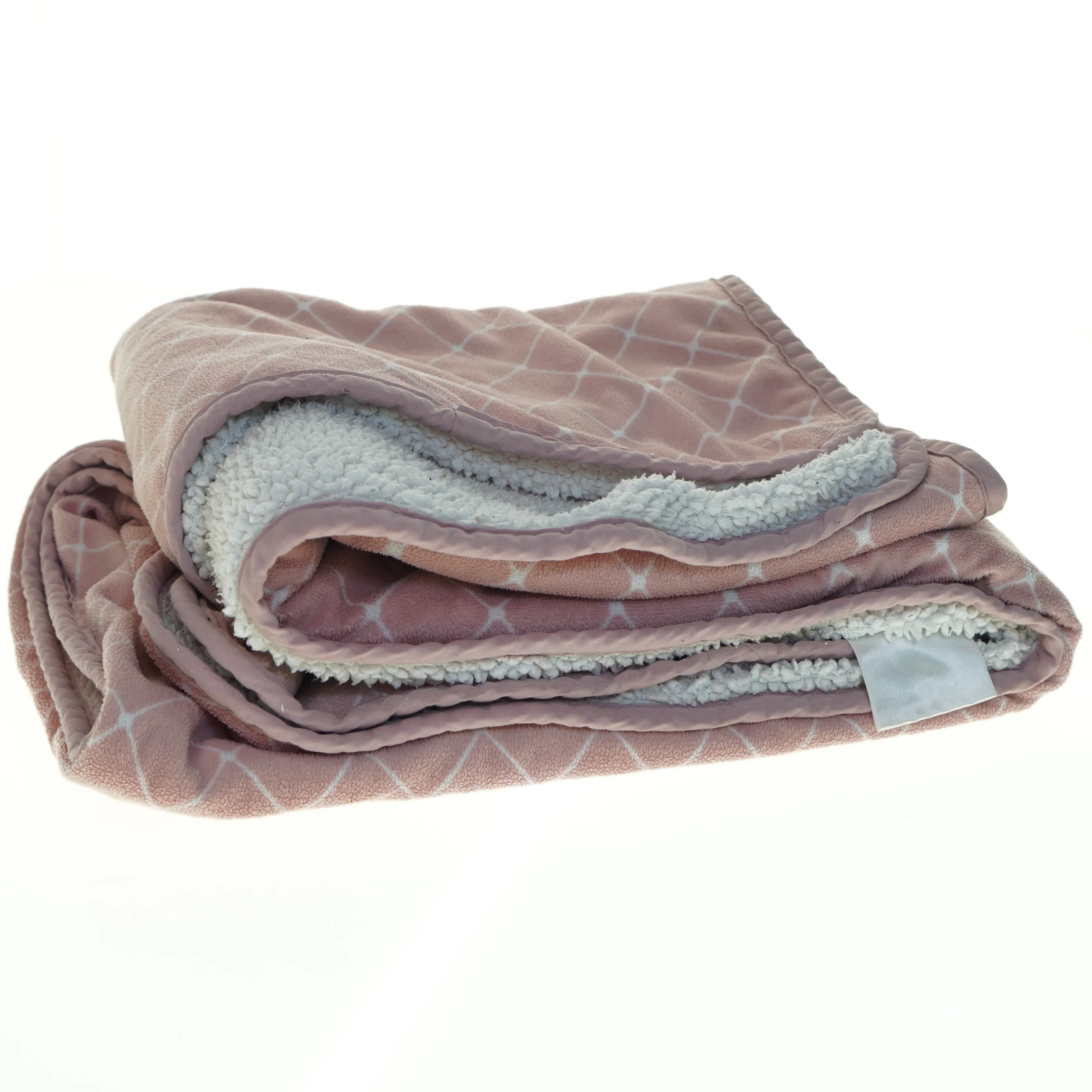 Vatteret babytæppe med blødt foer (str. 95 x 95 cm)