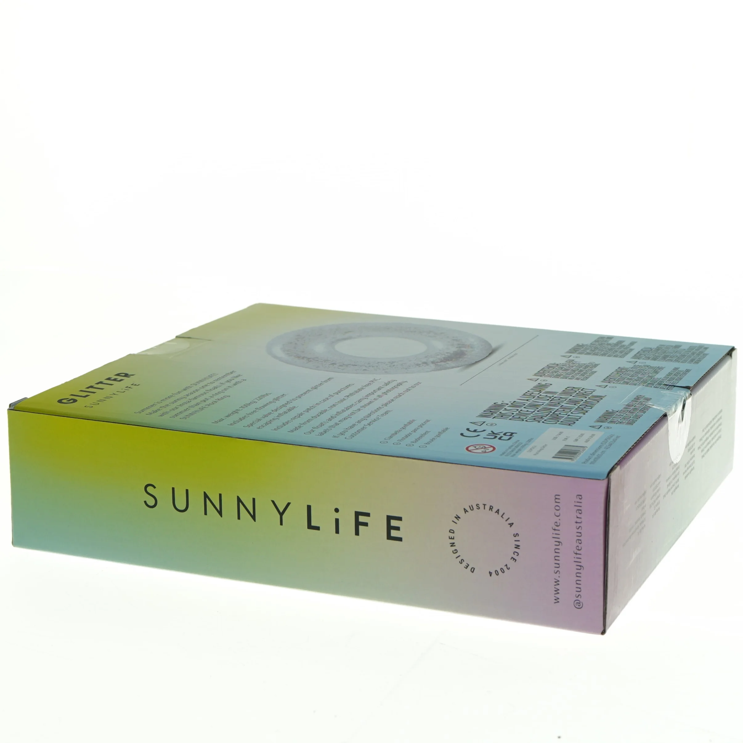 Sunnylife Glitter Pool Ring fra Sunnylife (str. 24,5 x, 21,5 x 6 cm)