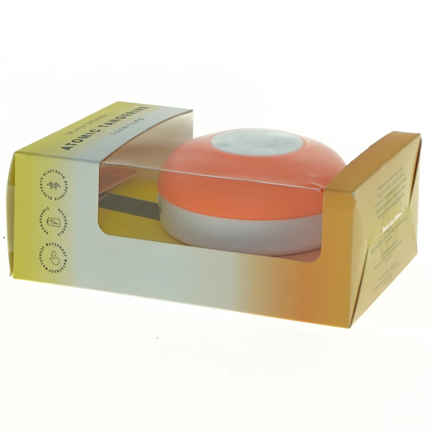 Sunnylife Splash Speaker - Atomic Tangerine fra Sunnylife (str. Kasse 15 x 10 5,5 cm)