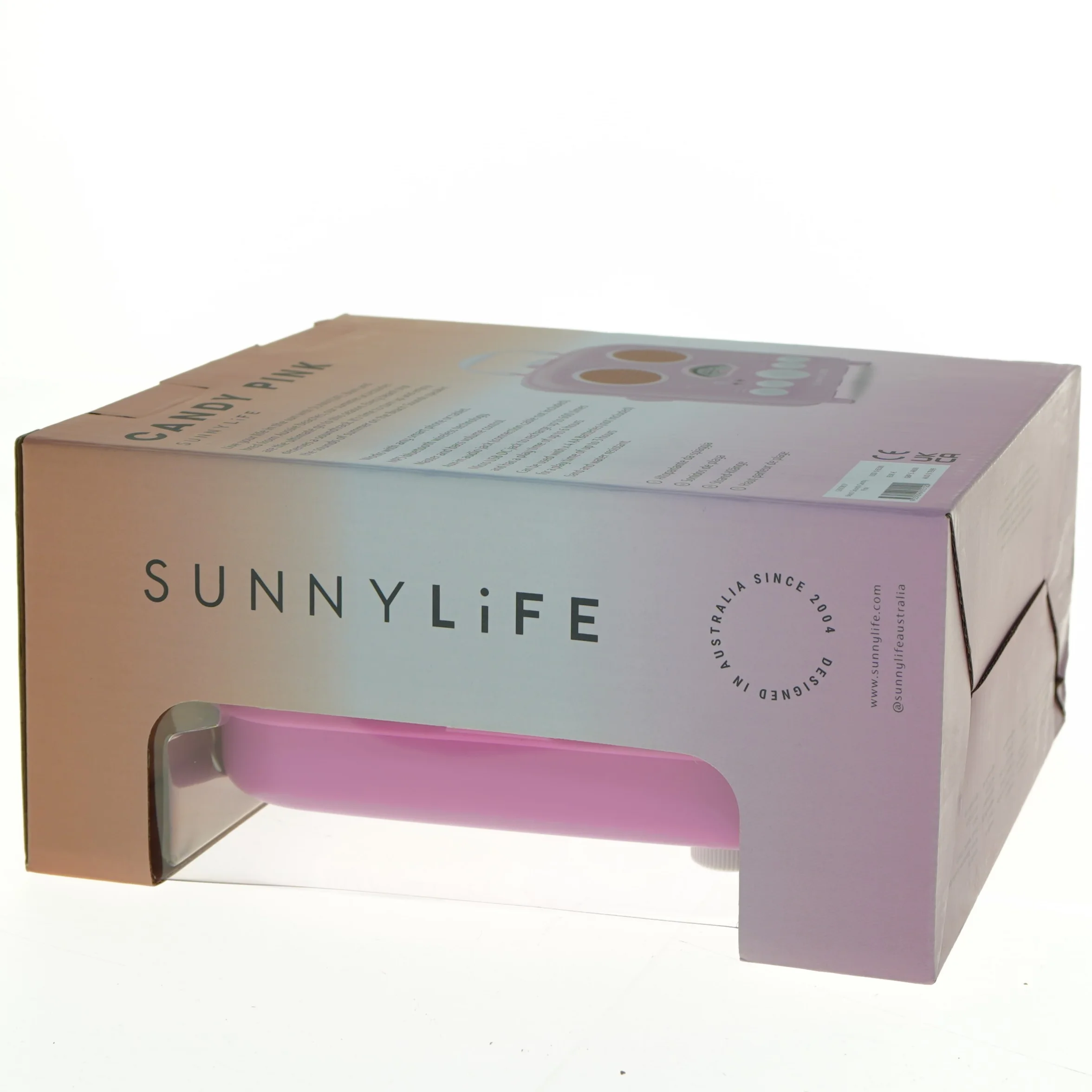 SUNNYLIFE Badehøjtaler fra Sunnylife (str. Kasse 23 x 20 x 11 cm)