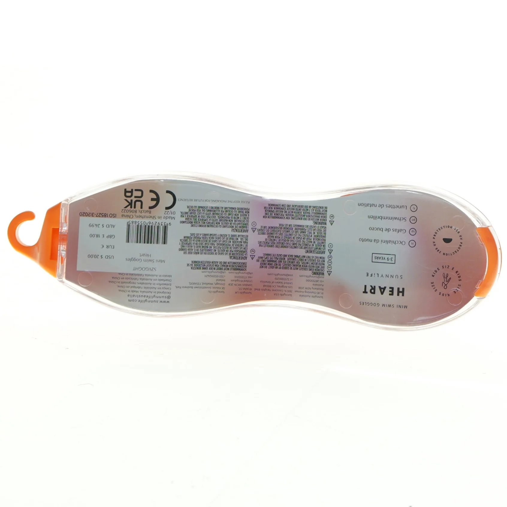 Svømmebriller (str. 19 x, 6 cm)