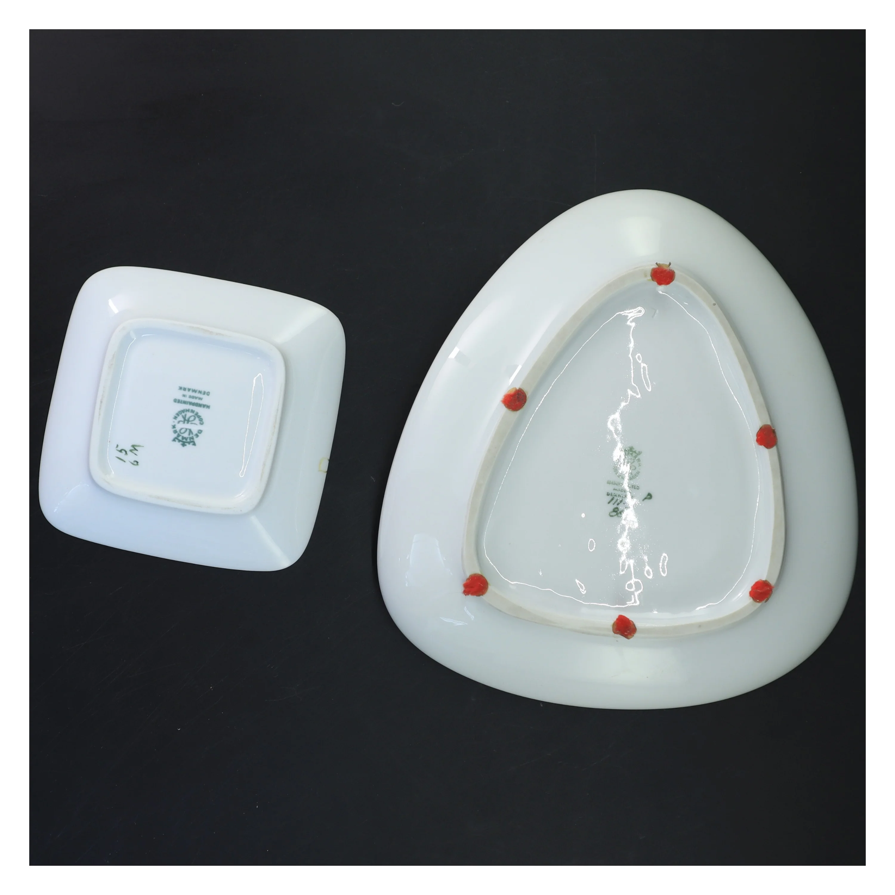 2 stk Royal Copenhagen porcelænsfade 