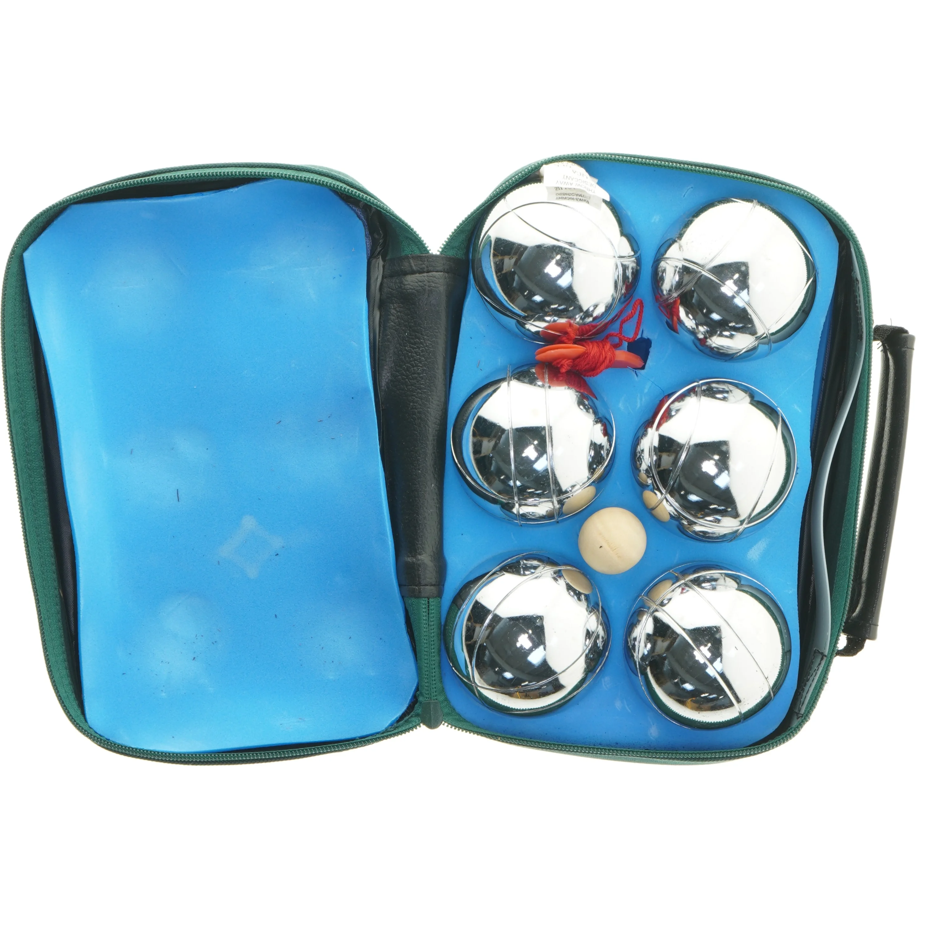 Petanquesæt med 6 kugler (str. 24x15x8,5 cm)