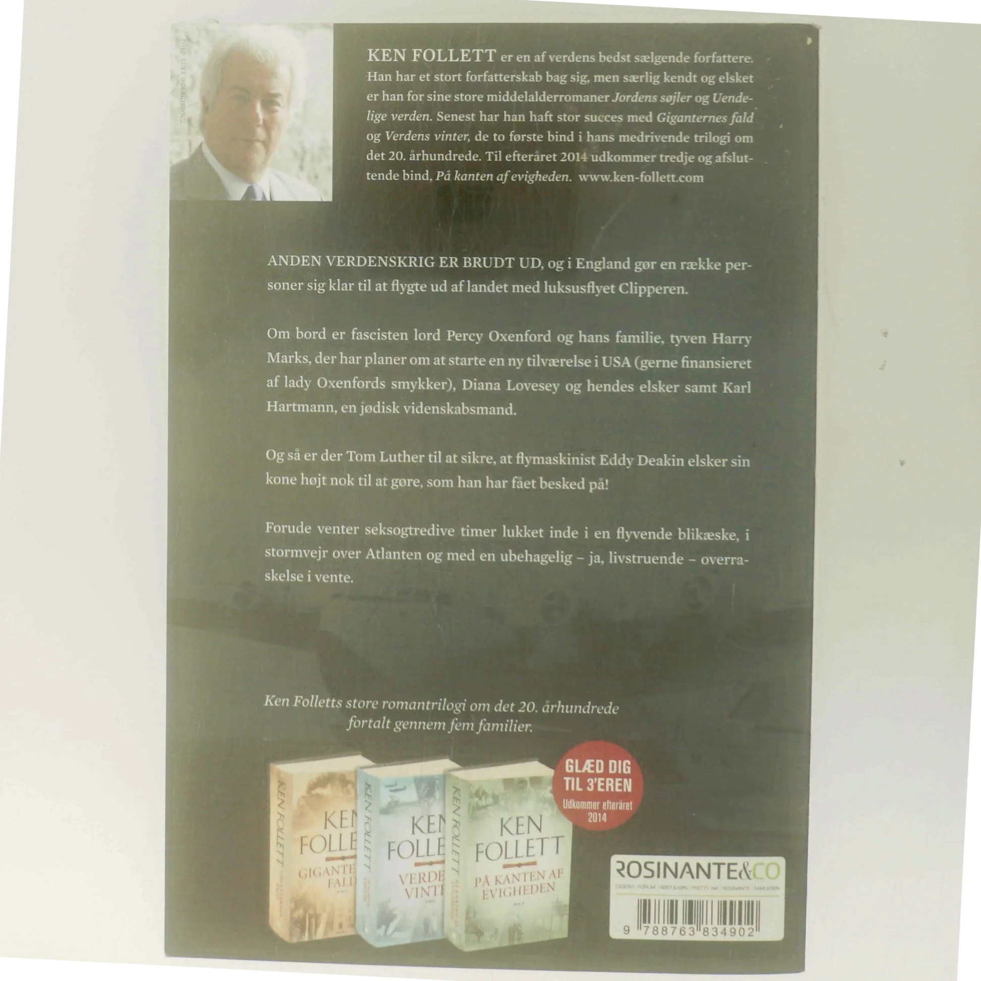 Nat over havet af Ken Follett (Bog)