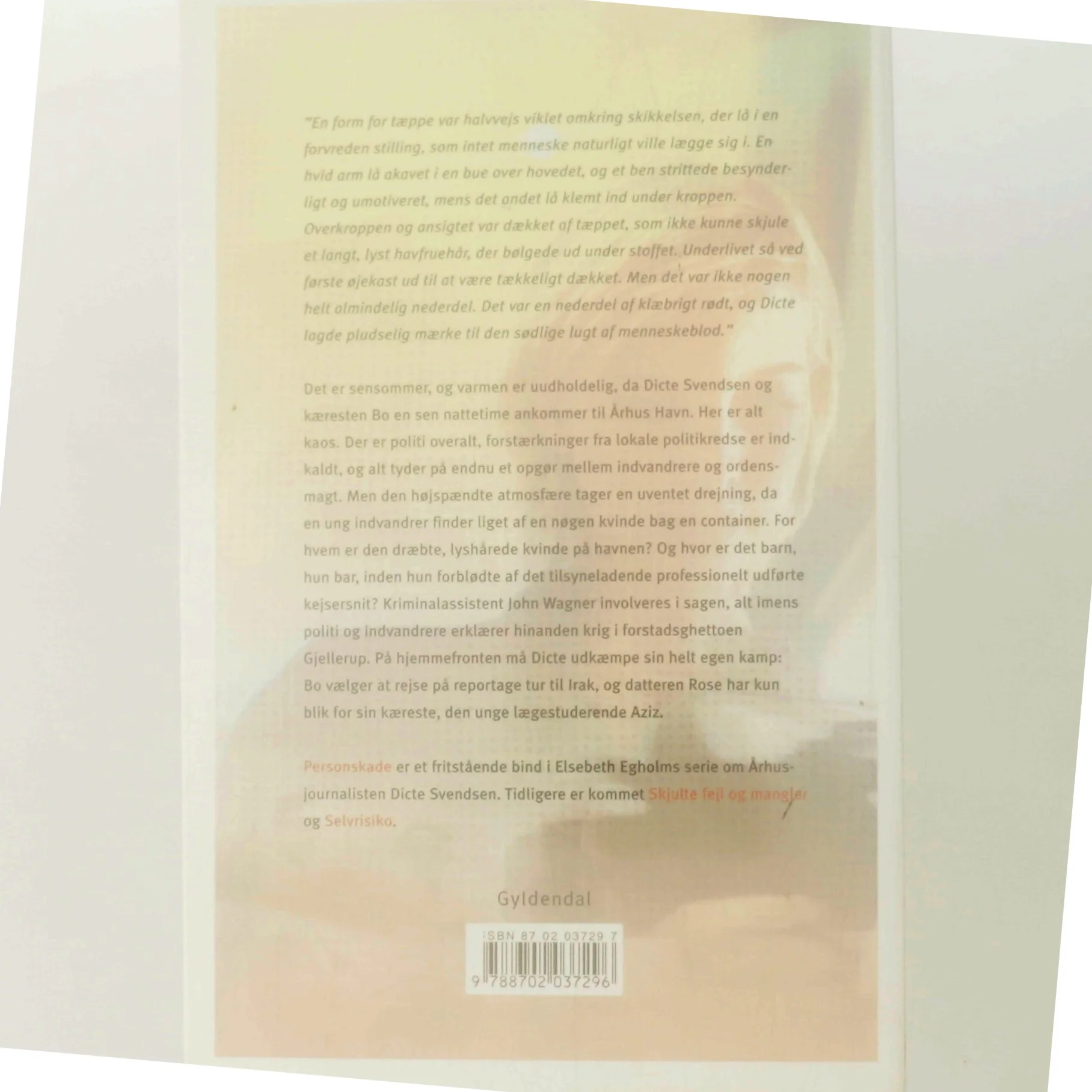 Personskade af Elsebeth Egholm (Bog)