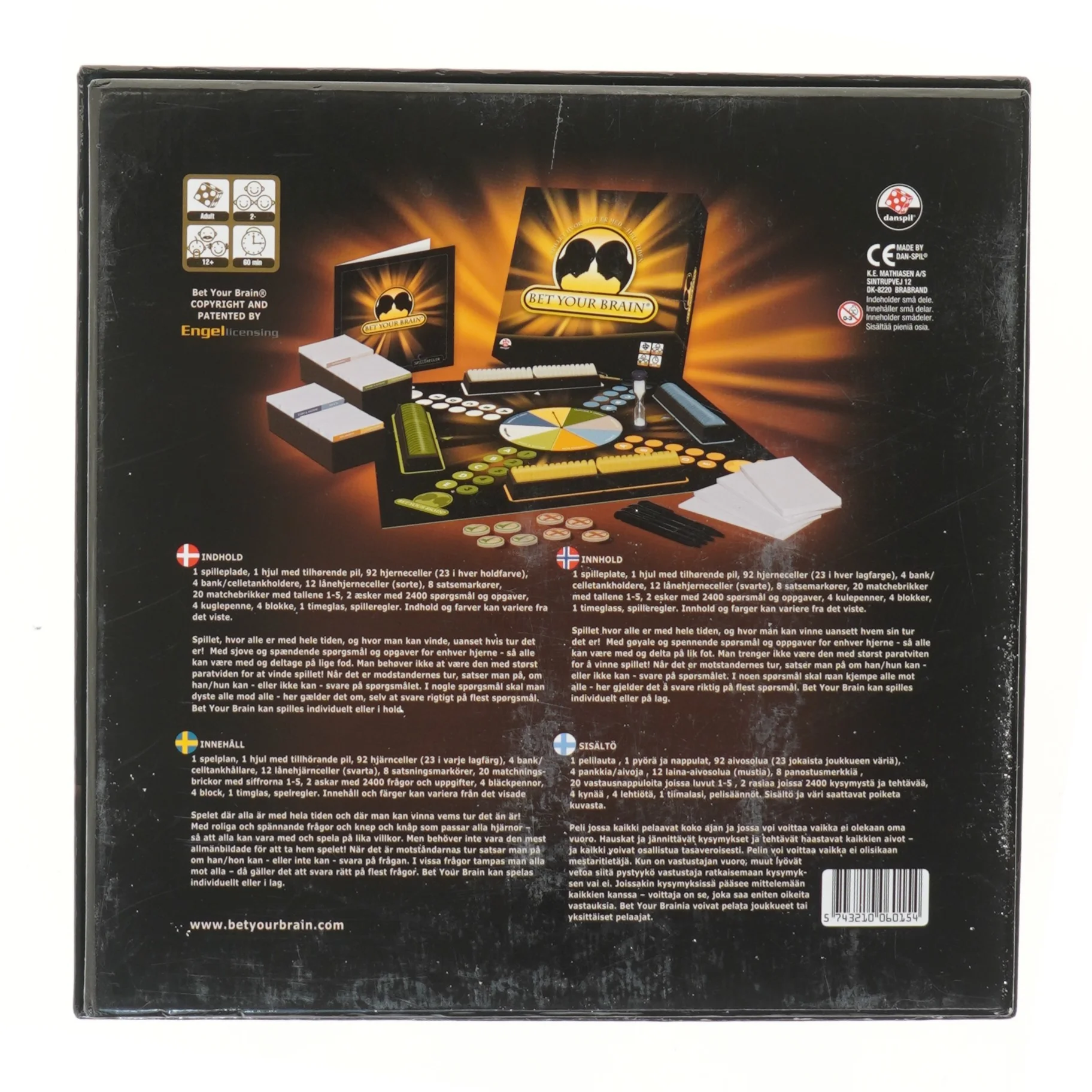 Bet Your Brain spil fra Danspil 