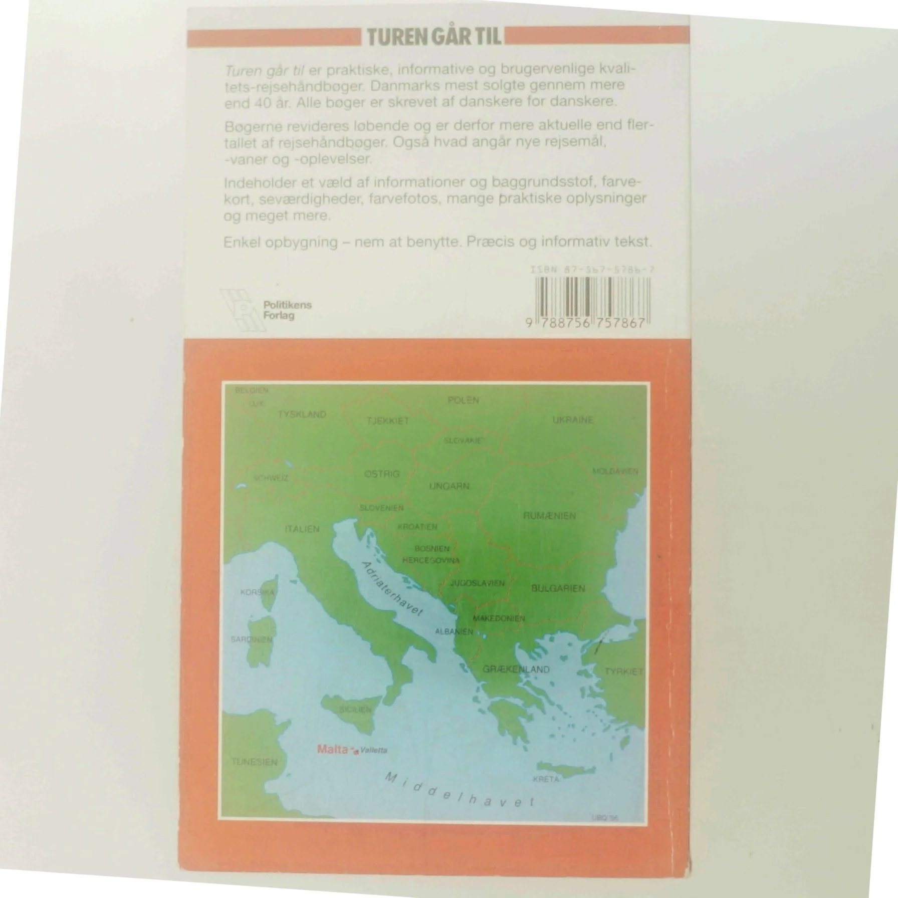 Turen går til Malta af Kenneth Bo Jørgensen (f. 1956) (Bog)