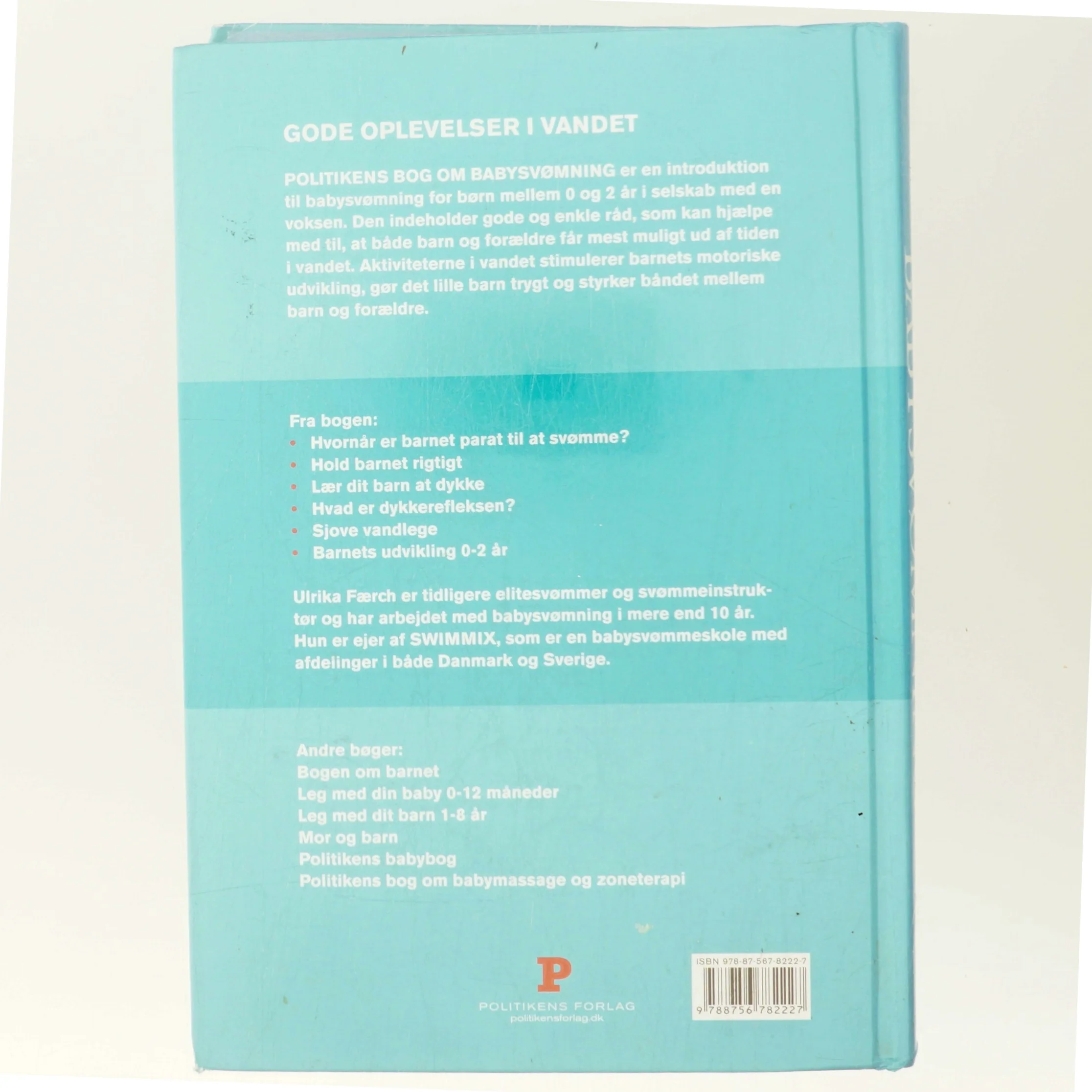 Politikens bog om babysvømning af Ulrika Færch (Bog)